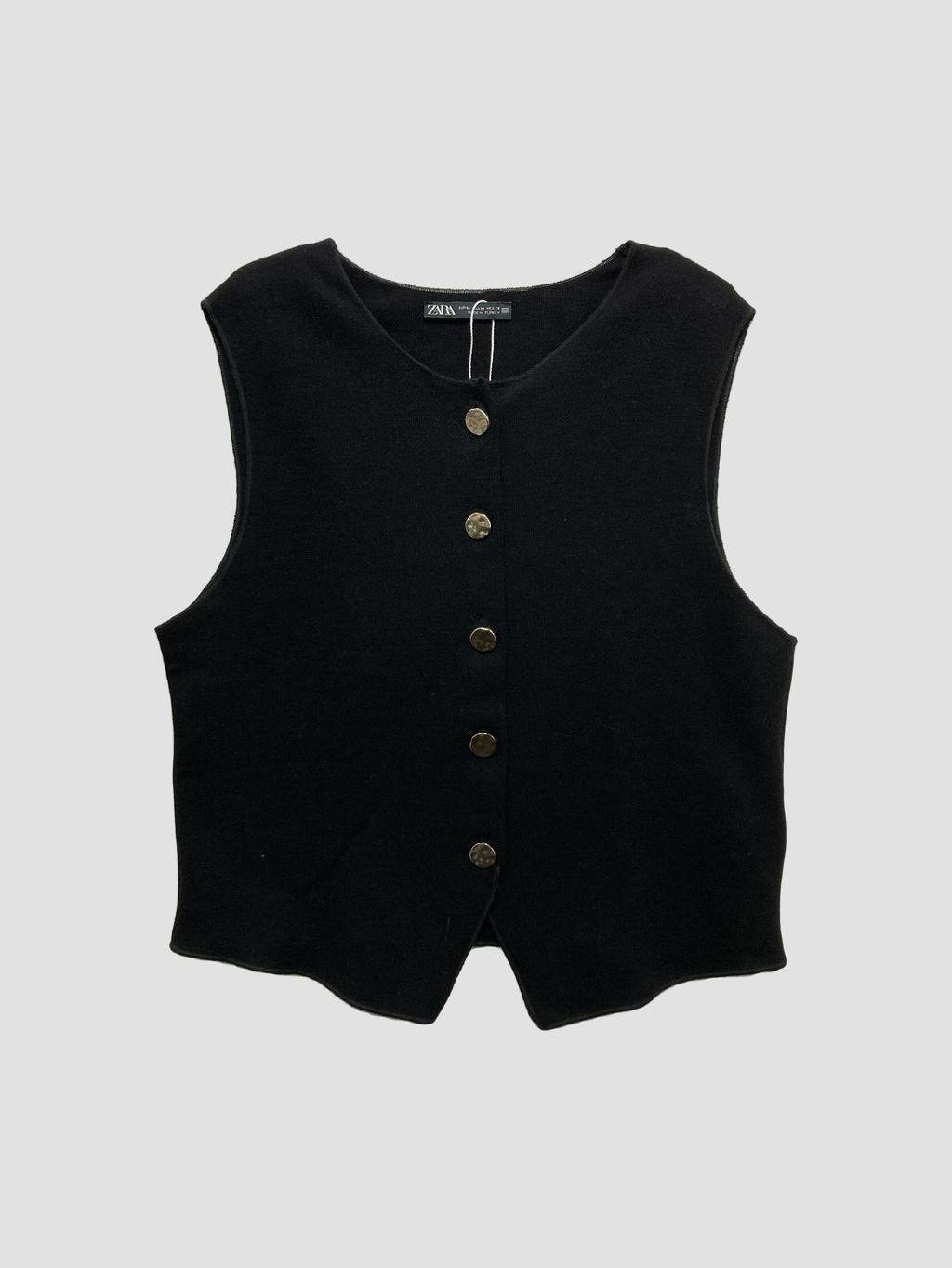 Polera sin mangas ZARA - Talla M (VOP01049186)-0