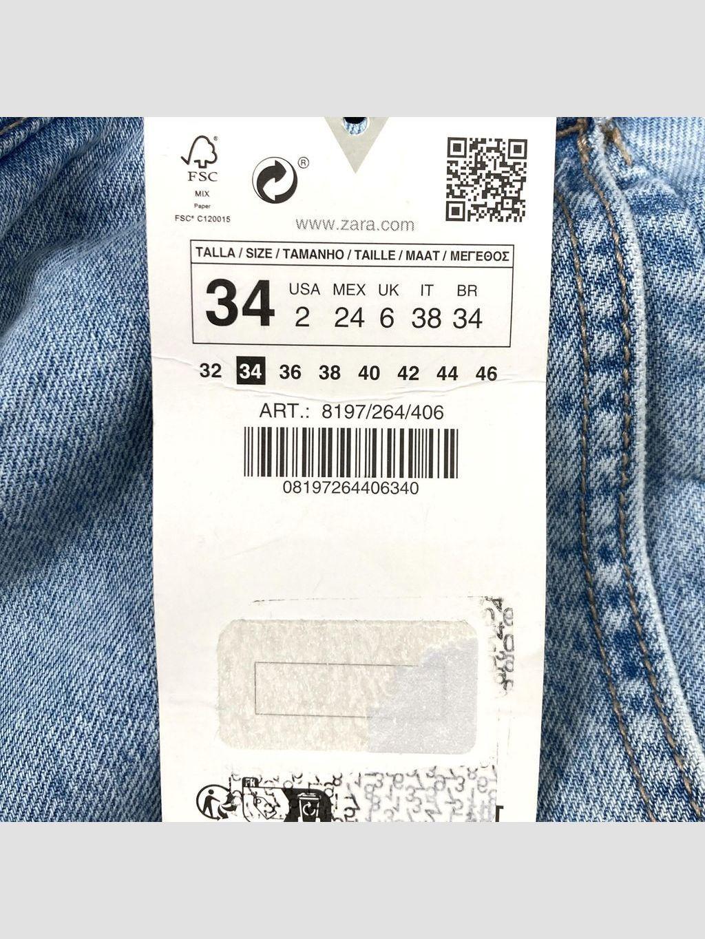 Jean ZARA - Talla 34 (VOP01097456)-3