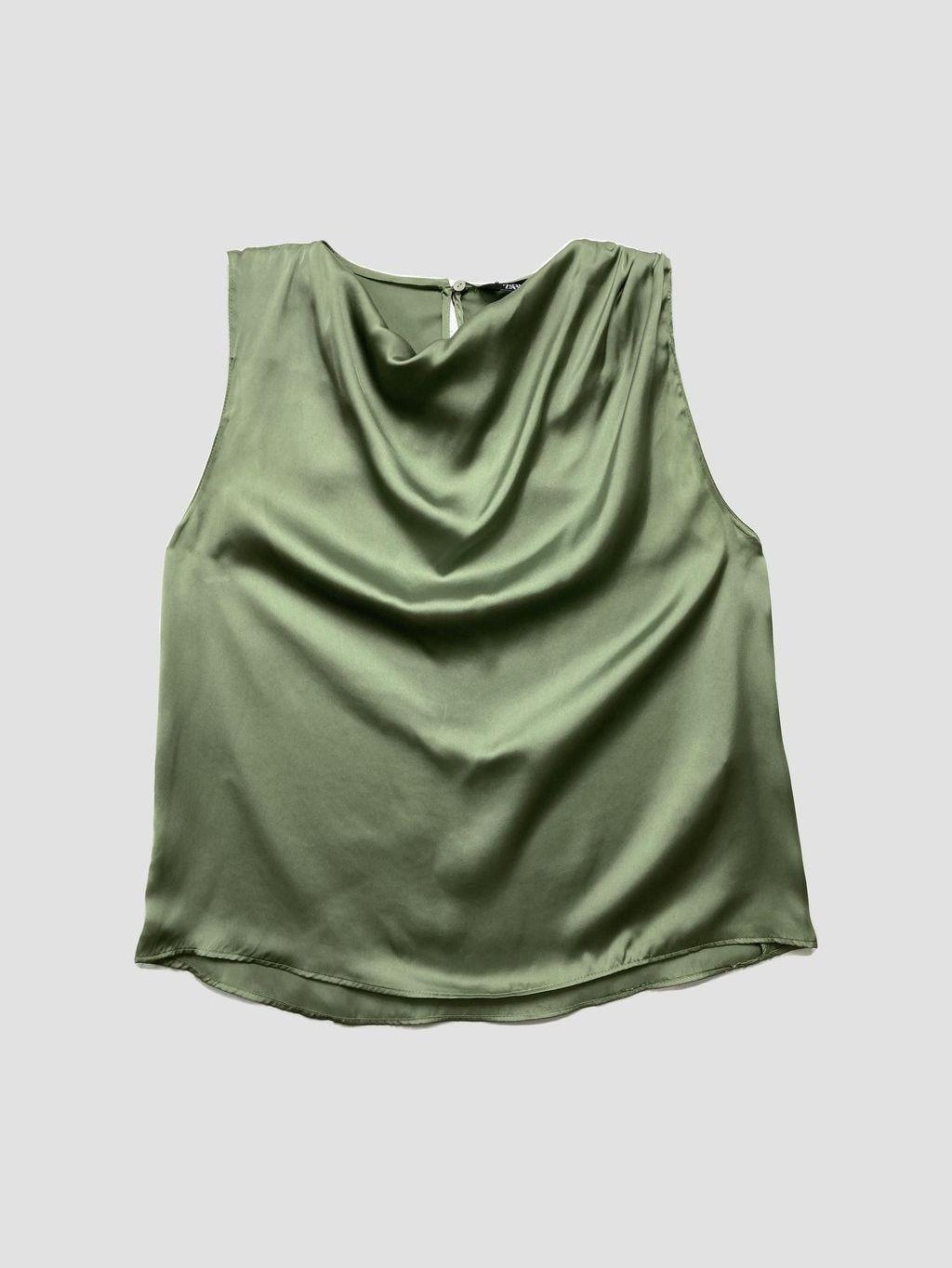 Polera sin mangas ZARA - Talla XS (VOP00946862)-0