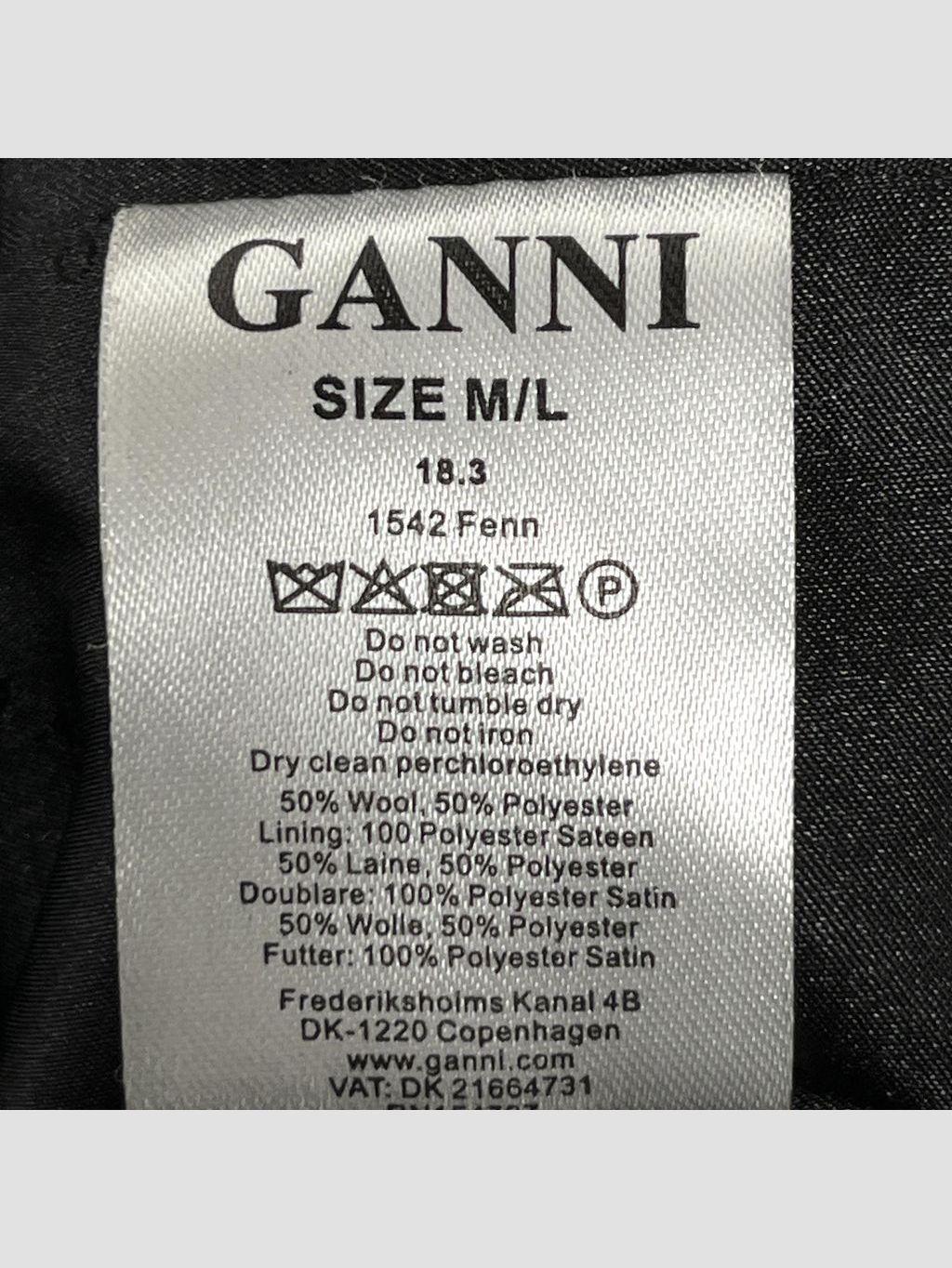Abrigo GANNI - Talla L (VOP01119924)-4