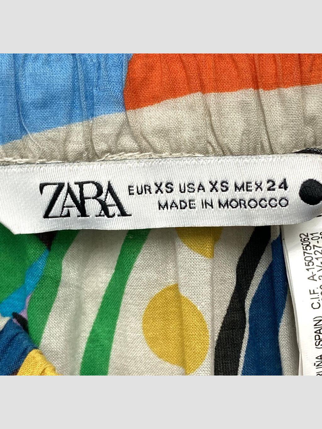 Falda larga ZARA - Talla 34 (VOP01018387)-1