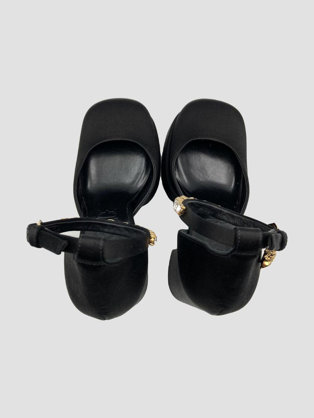Zapatos de taco VERSACE - Talla 37 (VOP01022638)-2