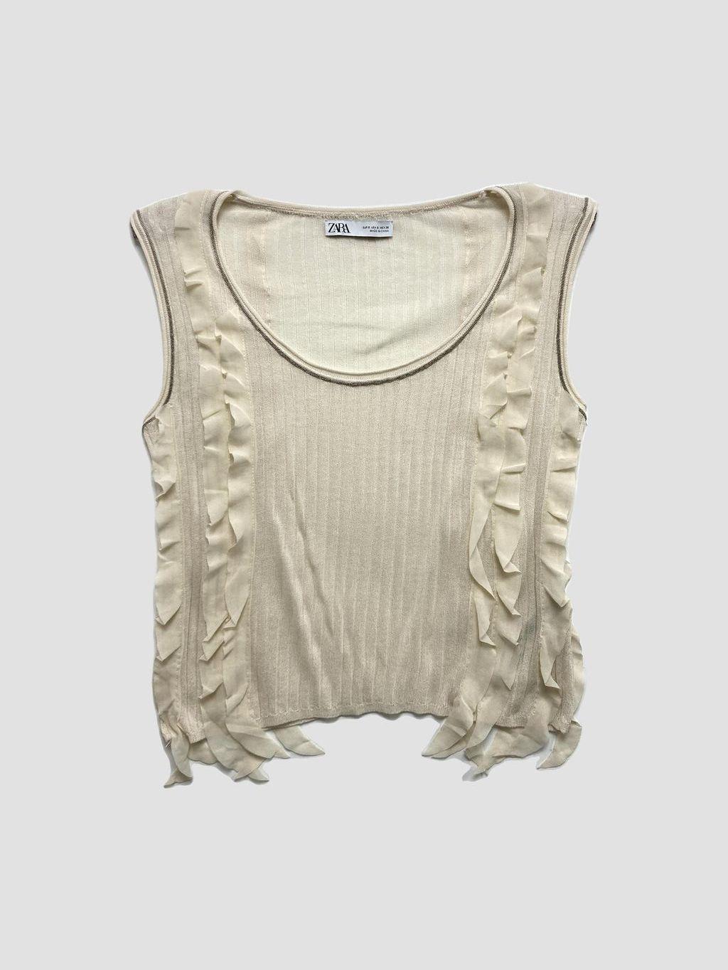 Polera sin mangas ZARA - Talla S (VOP01042212)-0