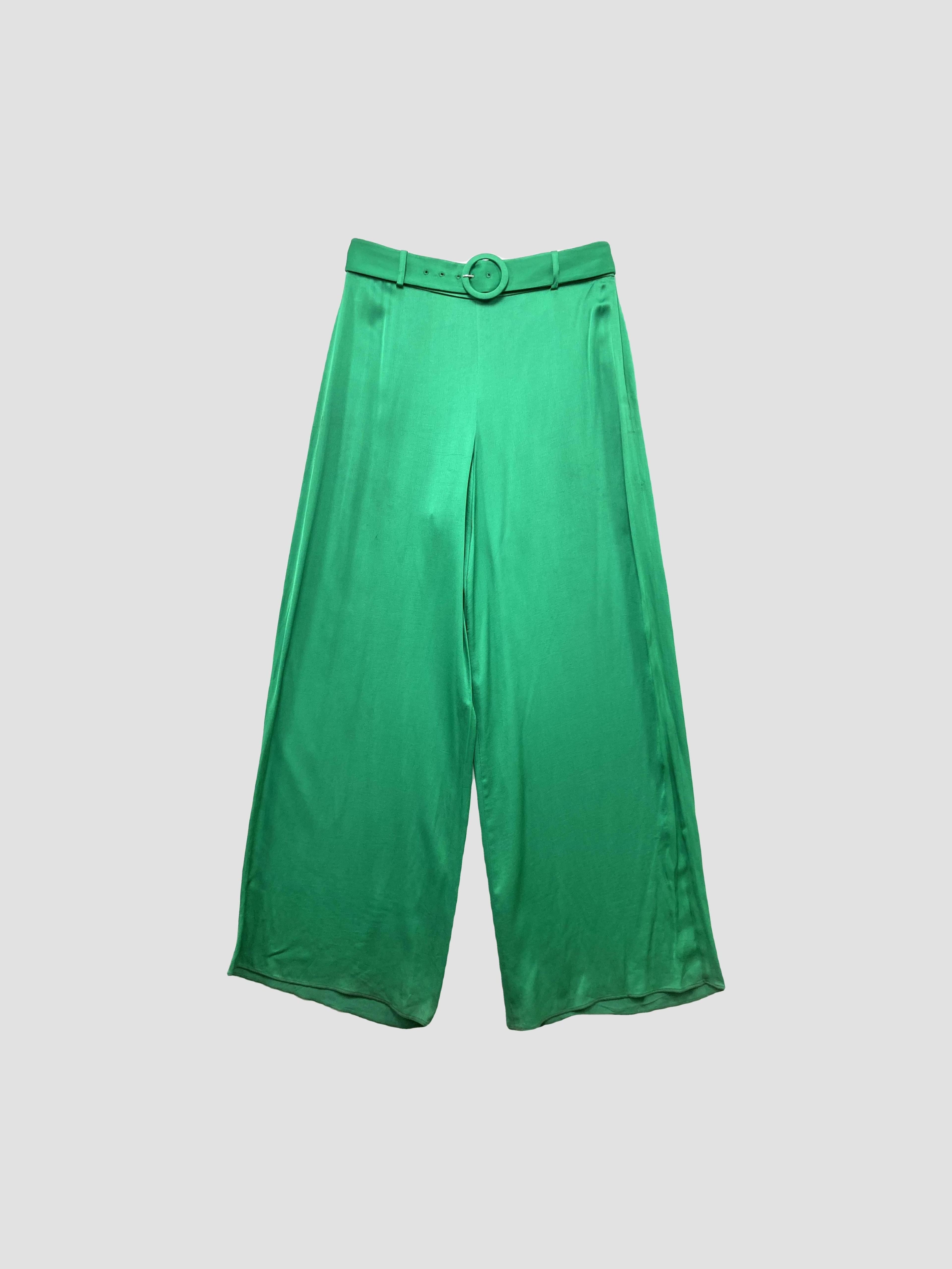 Pantalón palazzo ZARA - Talla 40 (VOP00930246)-0