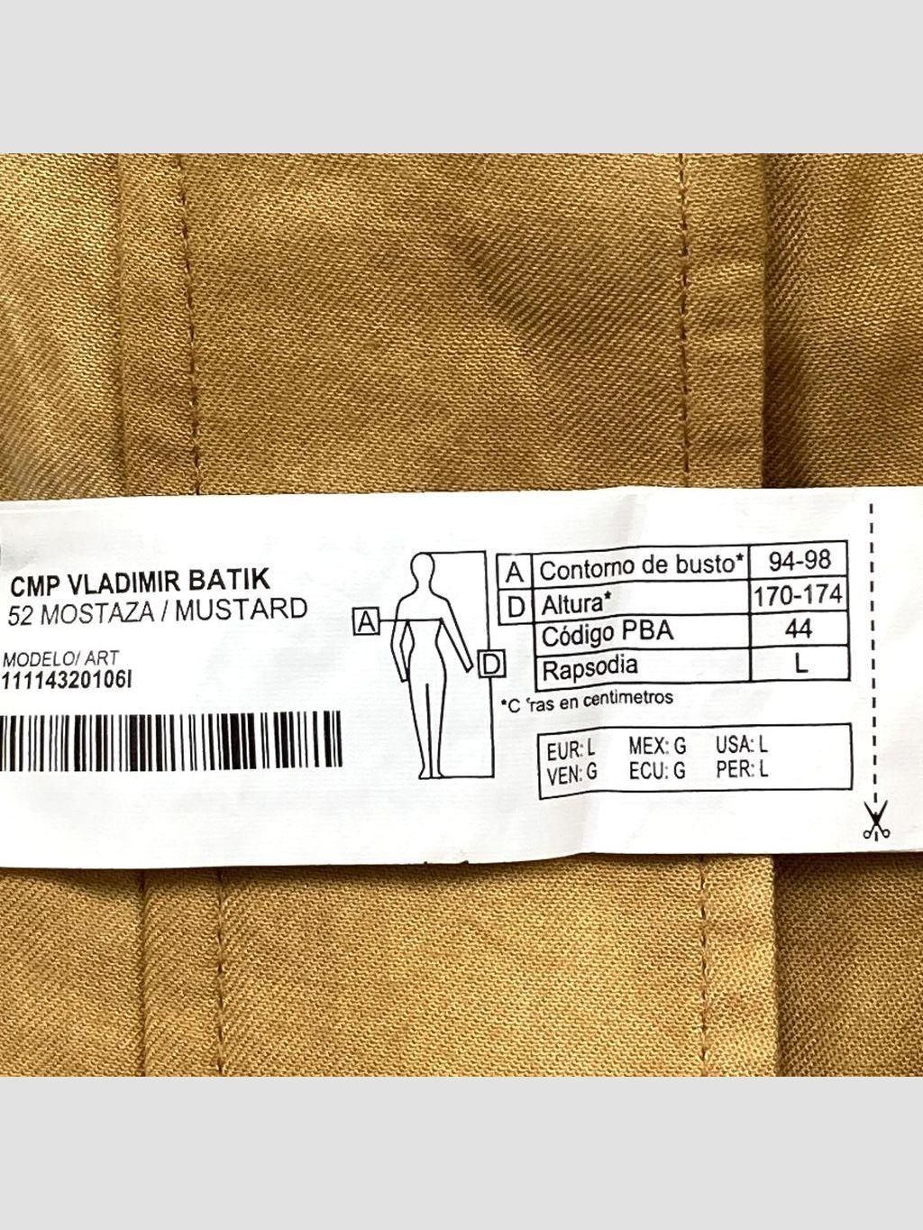 Chaqueta casual RAPSODIA - Talla L (VOP00910465)-2