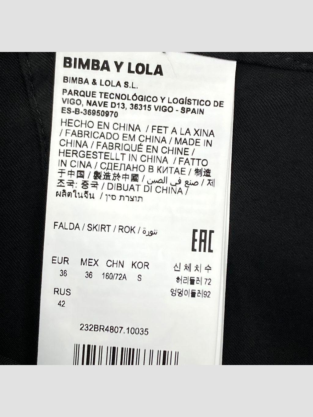 Falda larga BIMBA Y LOLA - Talla 36 (VOP01159111)-2