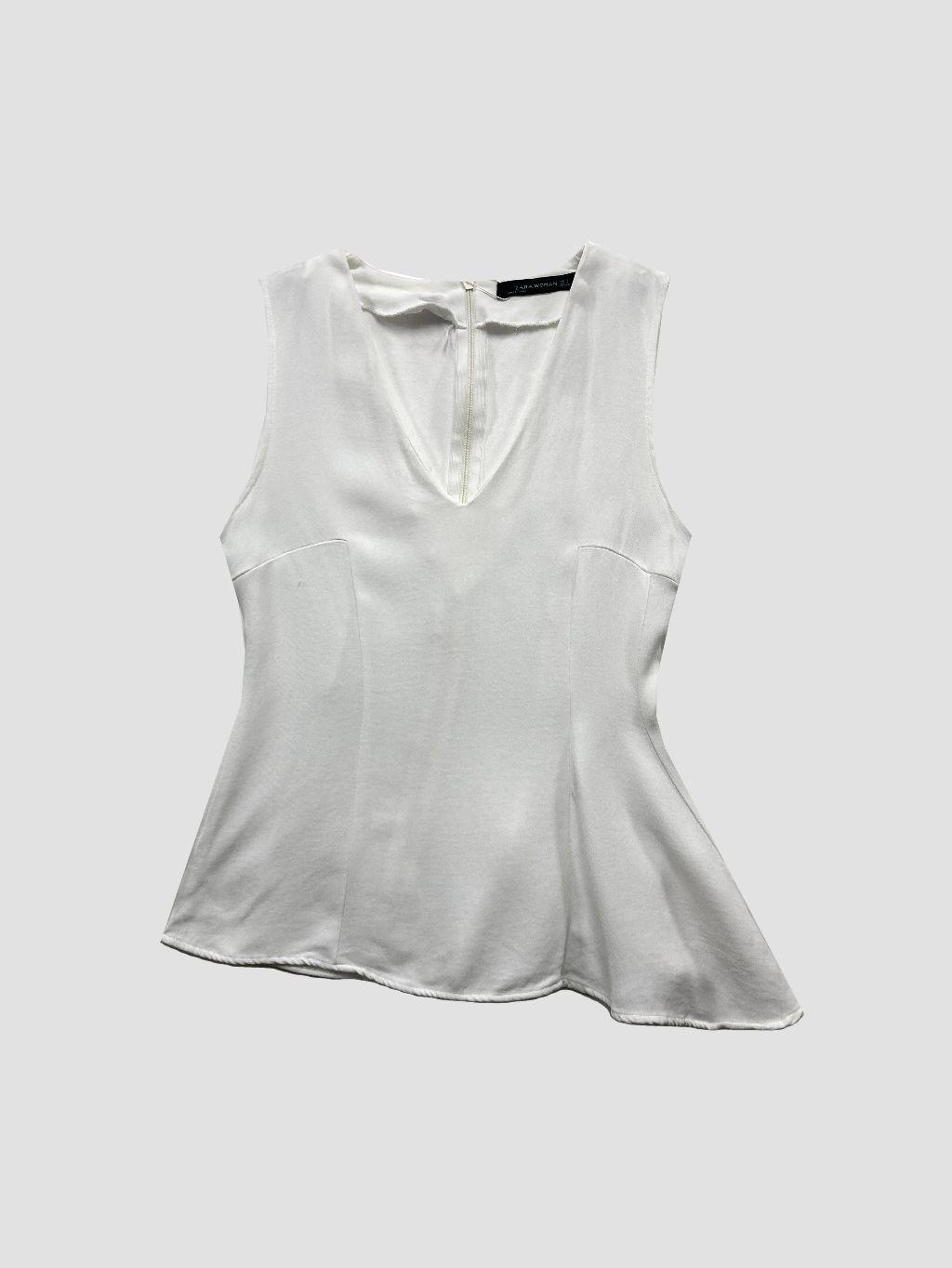 Polera sin mangas ZARA - Talla S (VOP01027728)-0
