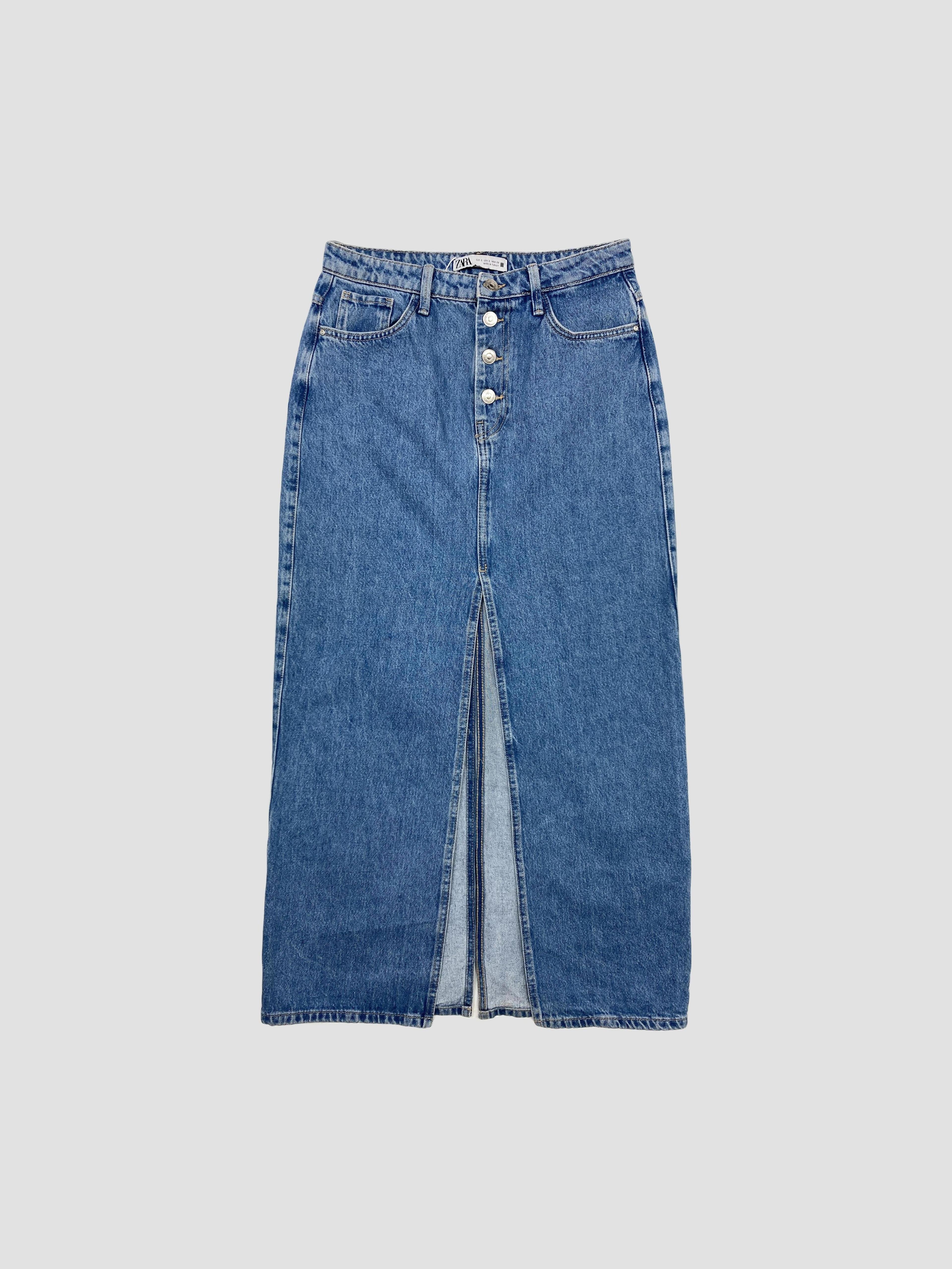Falda larga ZARA - Talla 36 (VOP01142017)-0