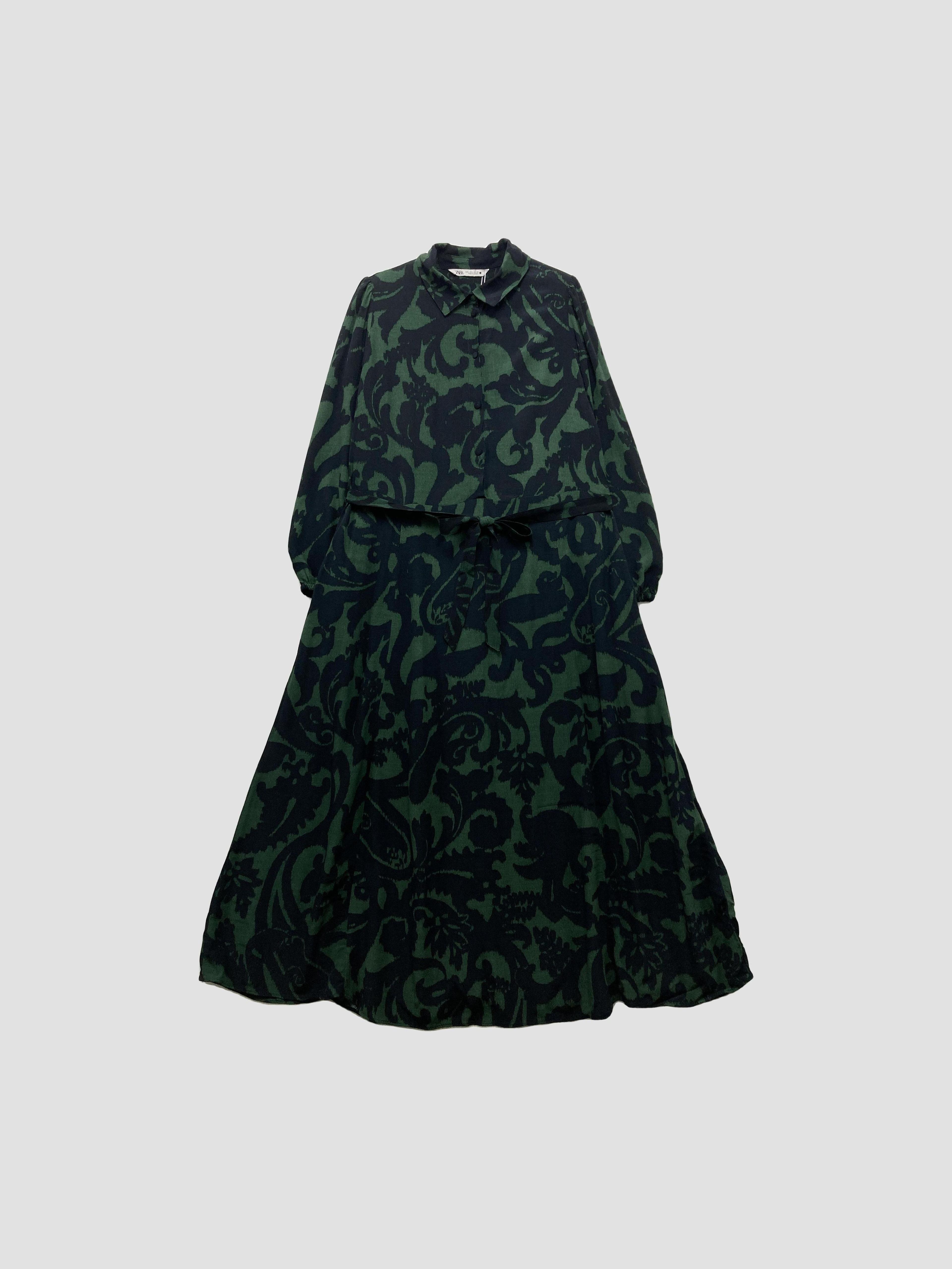 Vestido largo ZARA - Talla L (VOP01040707)-0