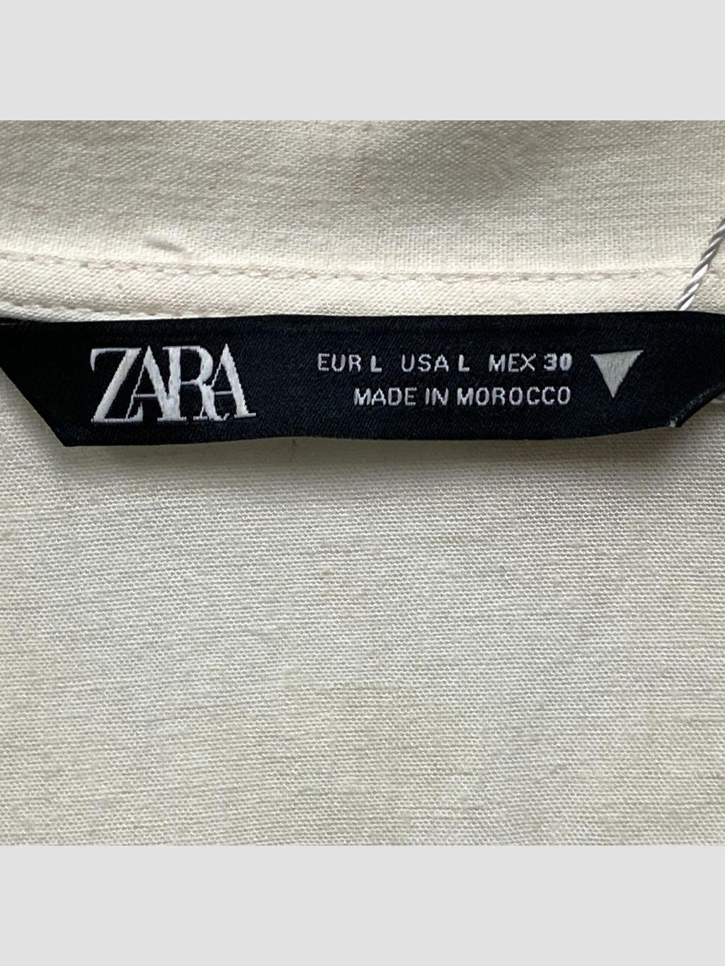 Camisa ZARA - Talla L (VOP01043587)-1