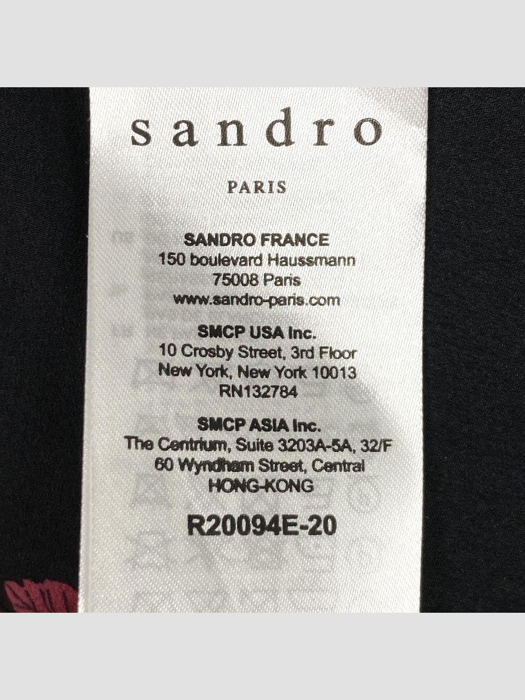 Vestido largo SANDRO - Talla S (VOP01115380)-4