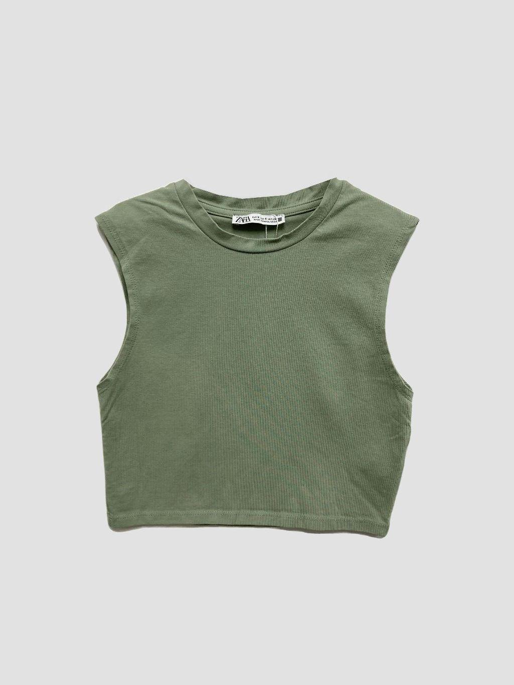Polera sin mangas ZARA - Talla S (VOP01070789)-0