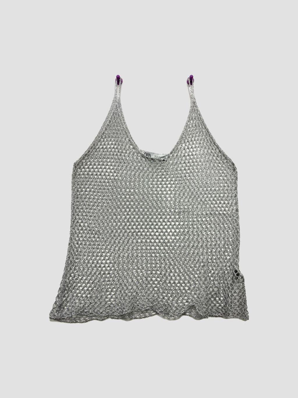 Polera sin mangas ZARA - Talla M (VOP00907646)-0
