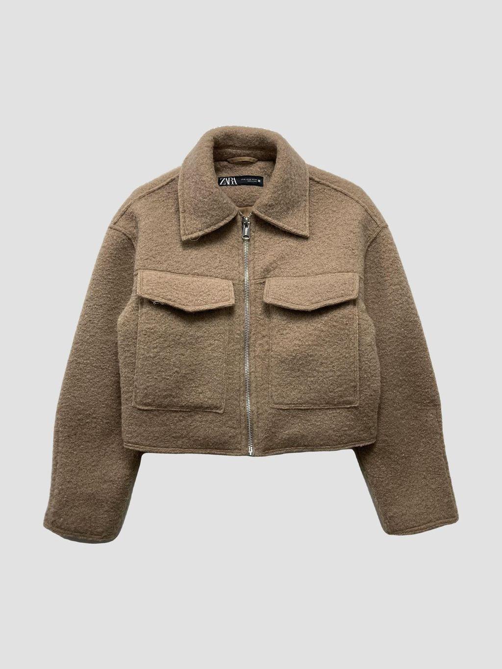Chaqueta de abrigo ZARA - Talla XS (VOP00943601)-0