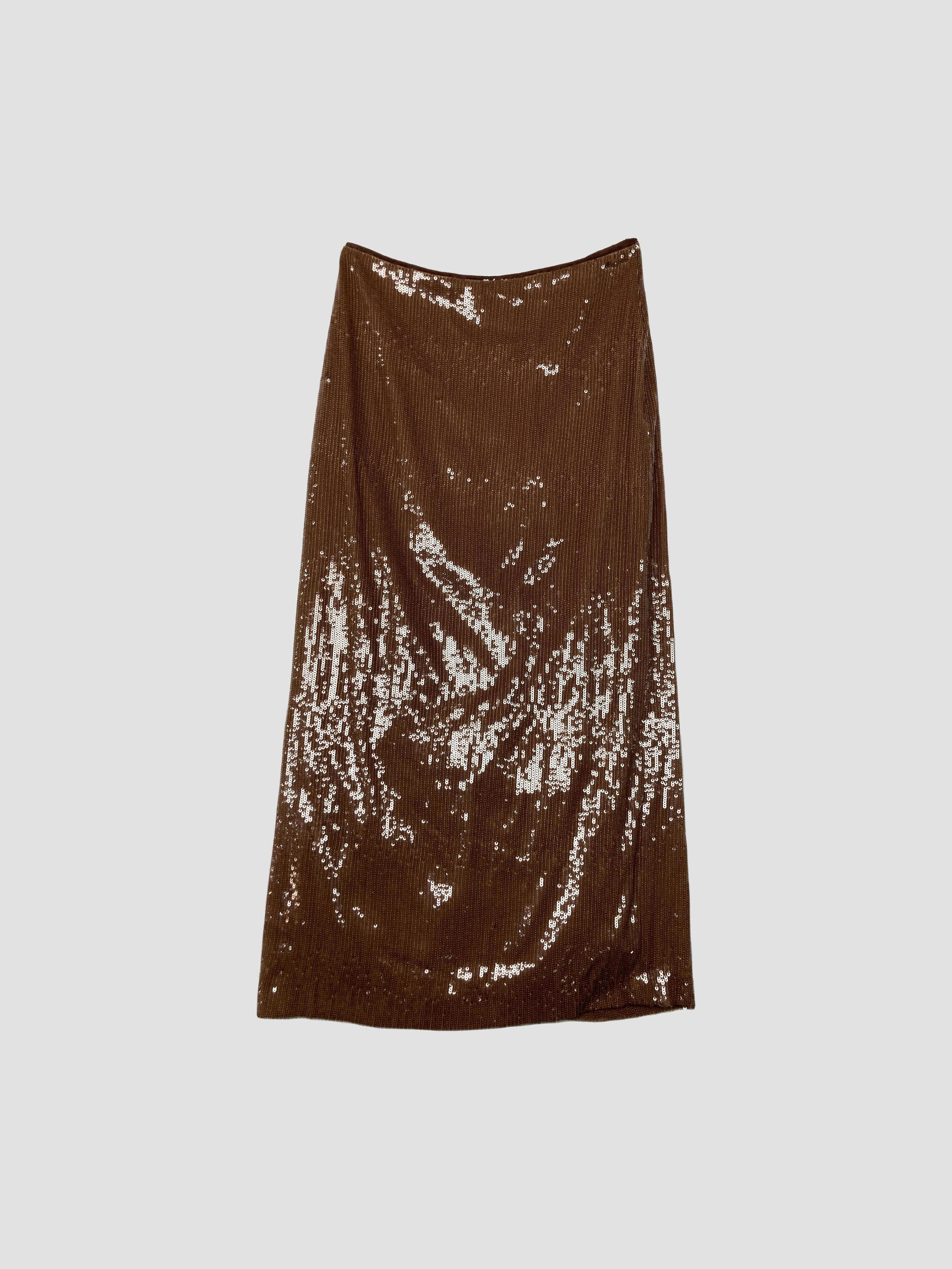 Falda larga ZARA - Talla 36 (VOP01097155)-0