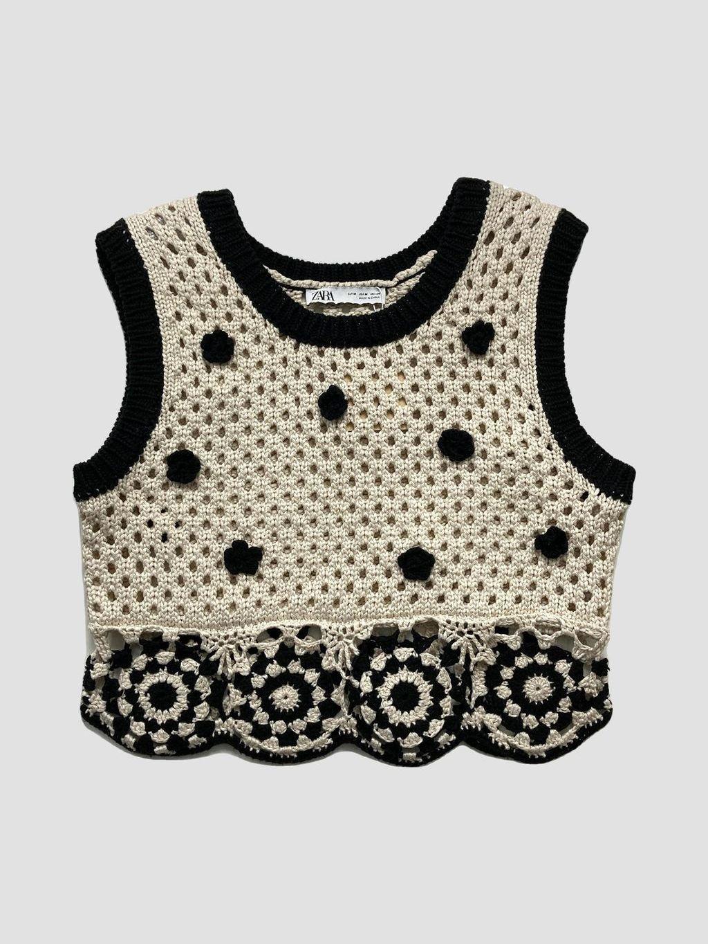 Chaleco sin mangas ZARA - Talla M (VOP00989193)-0