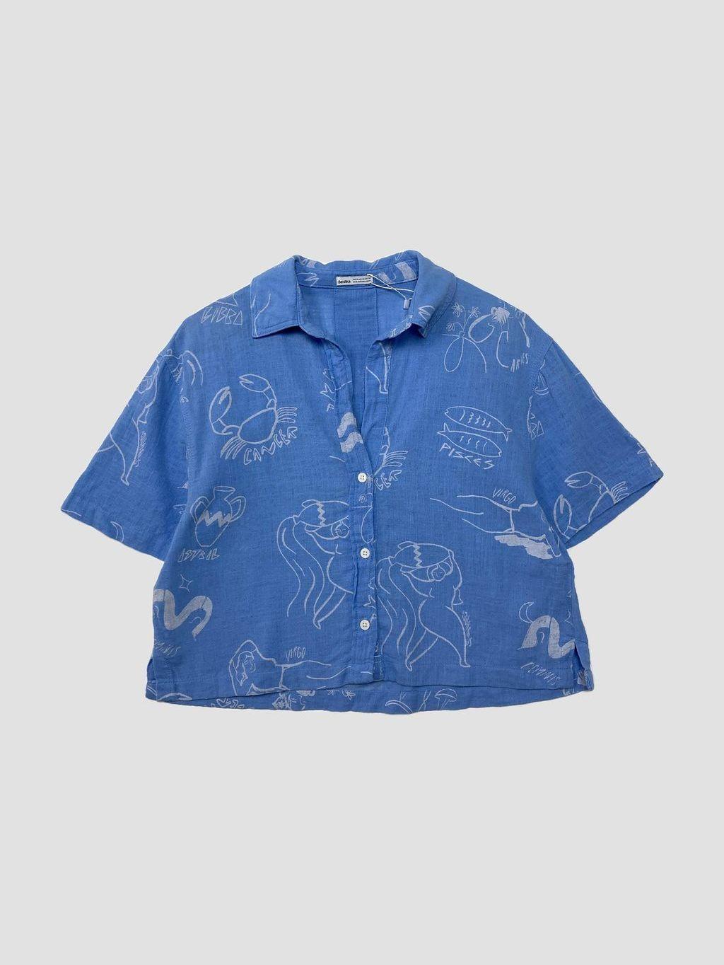 Camisa BERSHKA - Talla XS (VOP01074220)-0