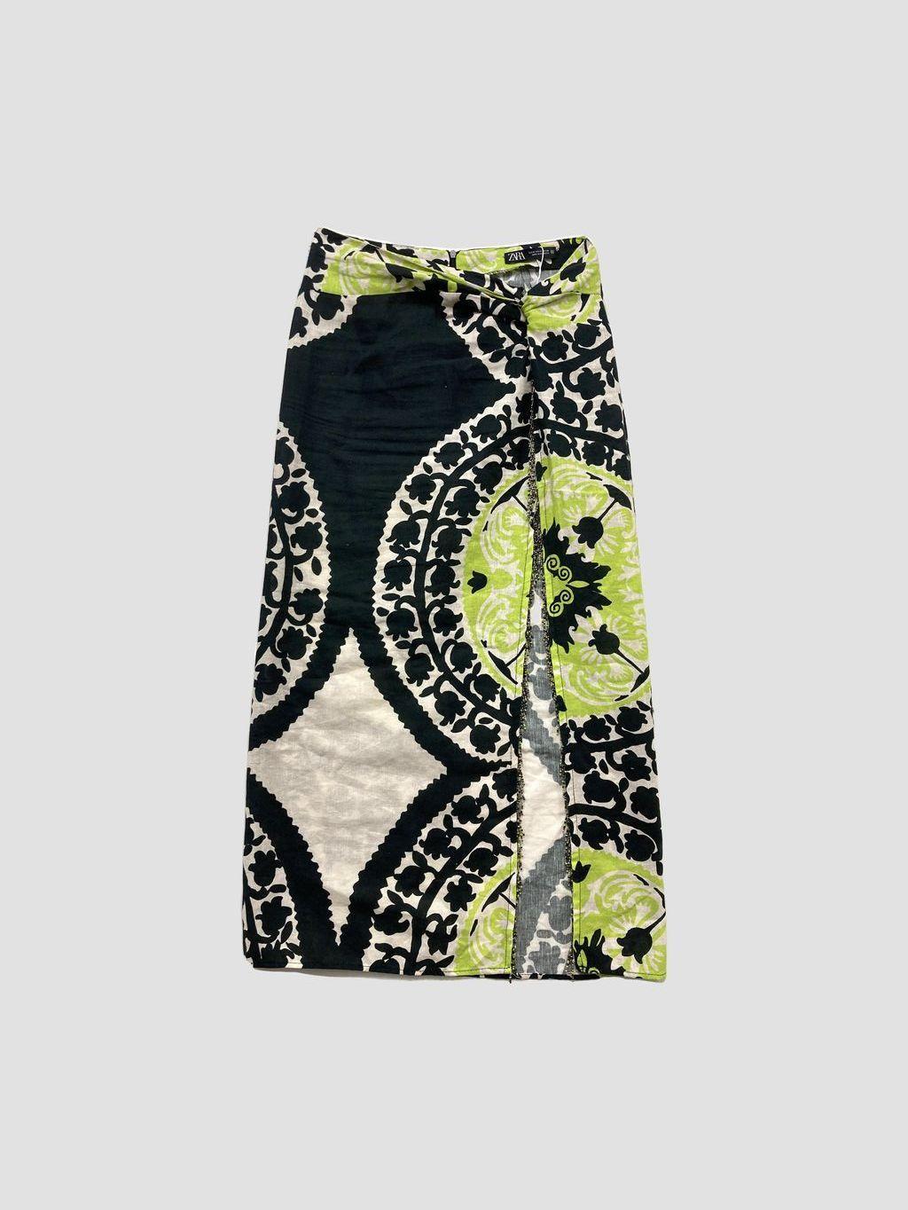 Falda larga ZARA - Talla 38 (VOP01049762)-0