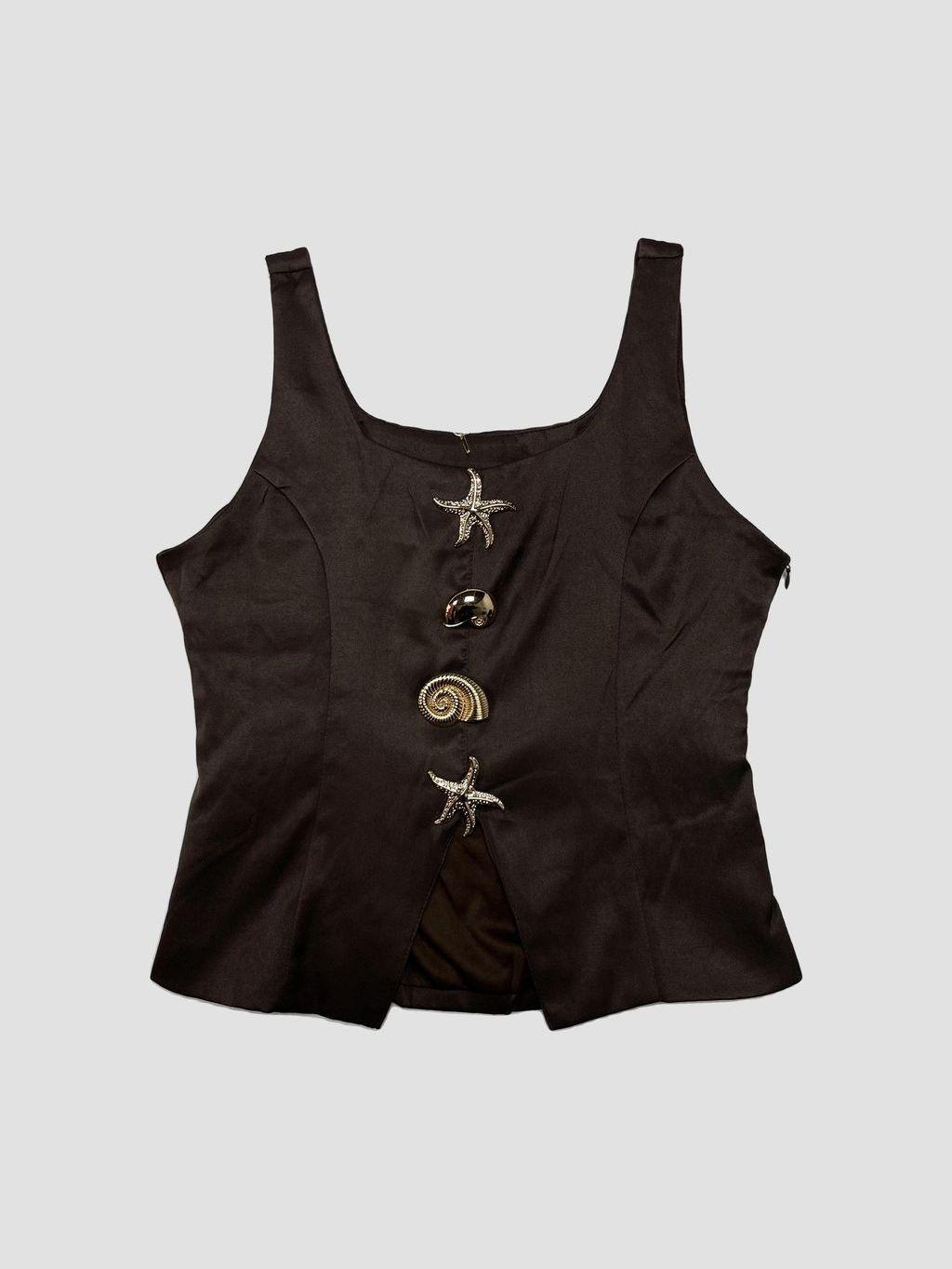 Polera sin mangas VINTAGE - Talla S (VOP01108028)-0