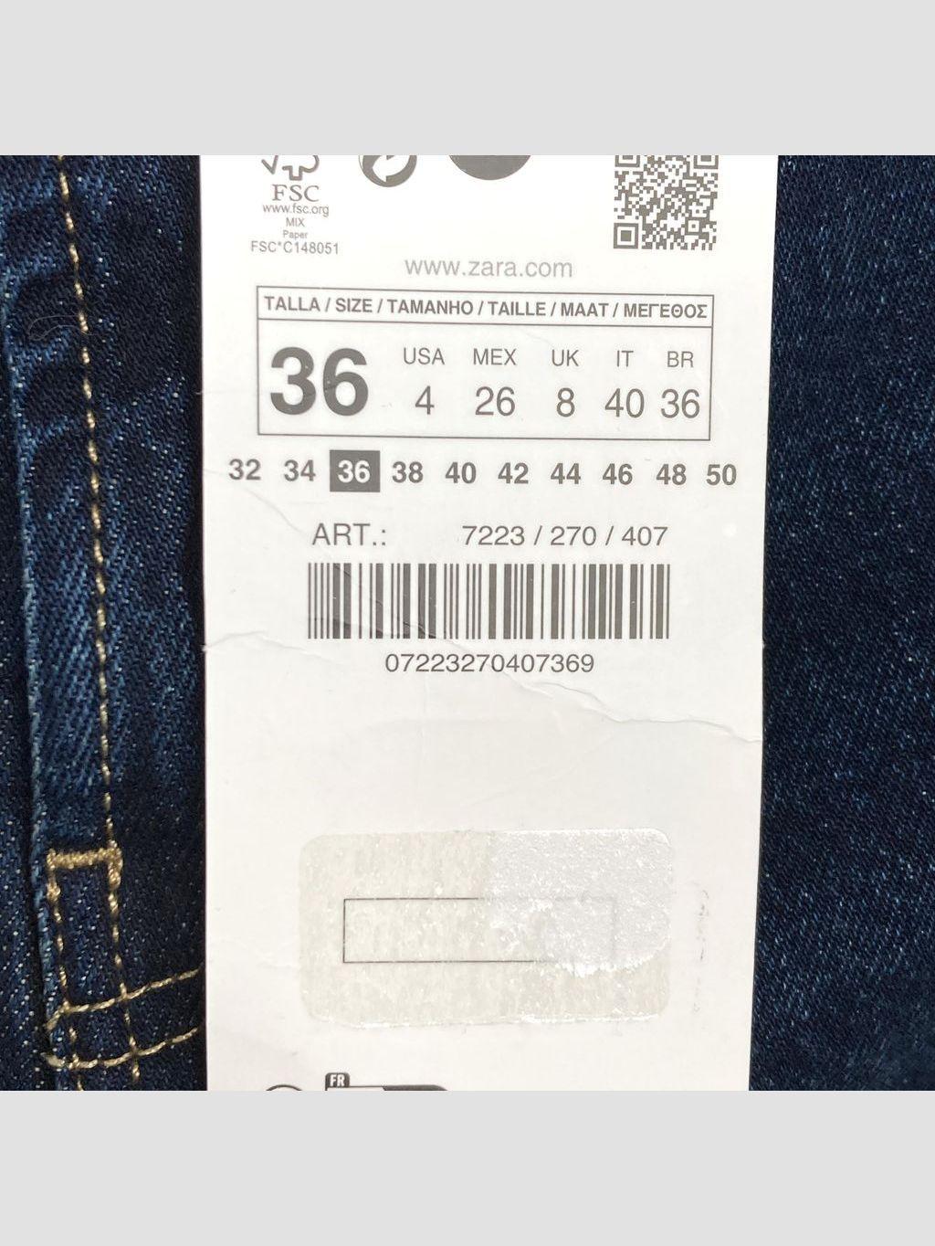 Jean ZARA - Talla 36 (VOP01103594)-3