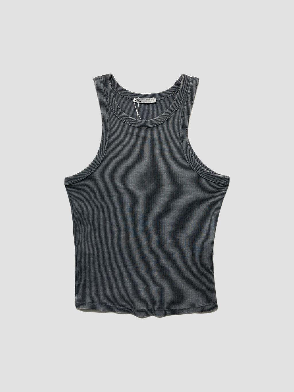 Polera sin mangas ZARA - Talla S (VOP01047846)-0