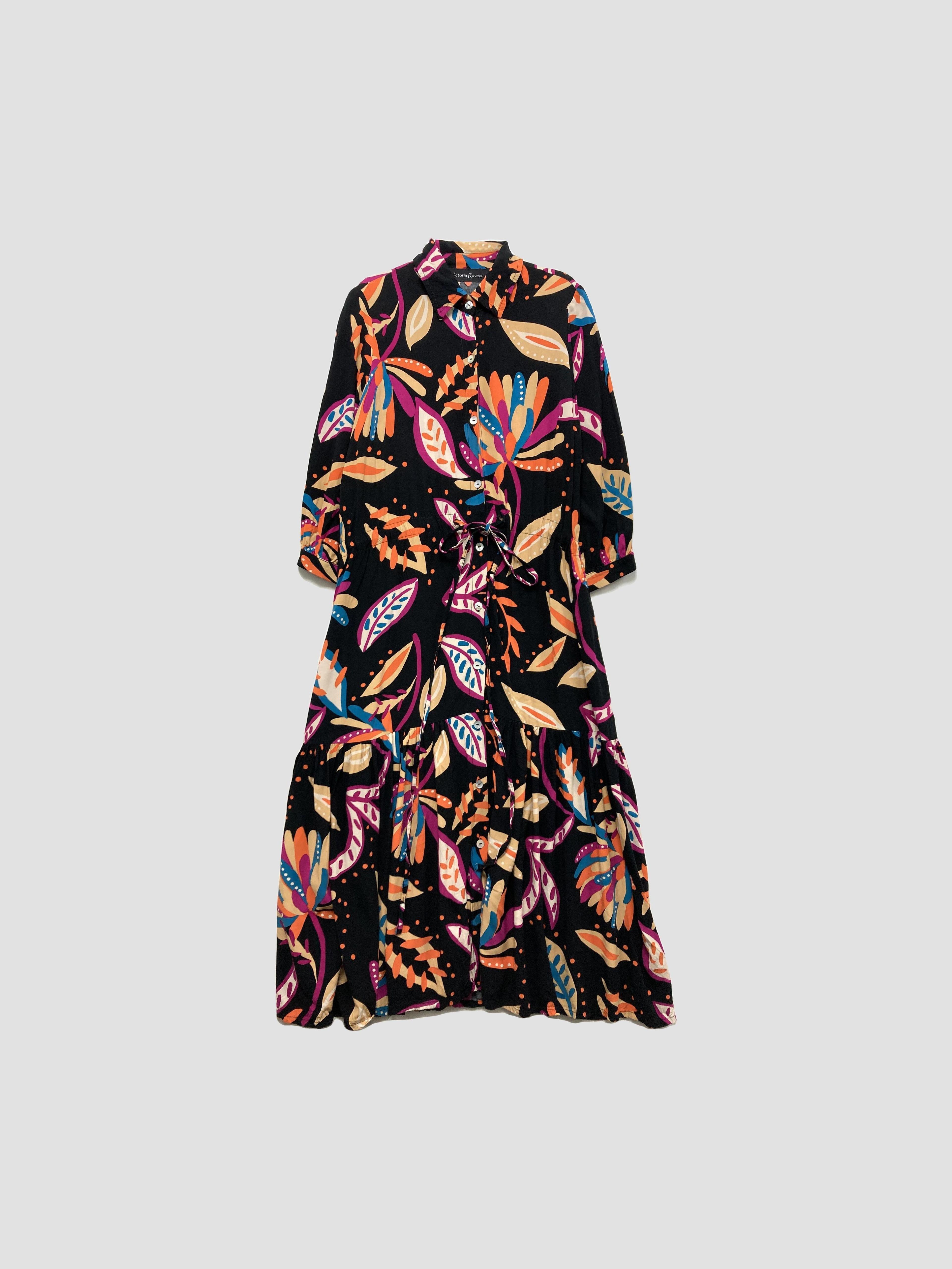 Vestido largo VICTORIA RAVEAU - Talla S (VOP00918104)-0