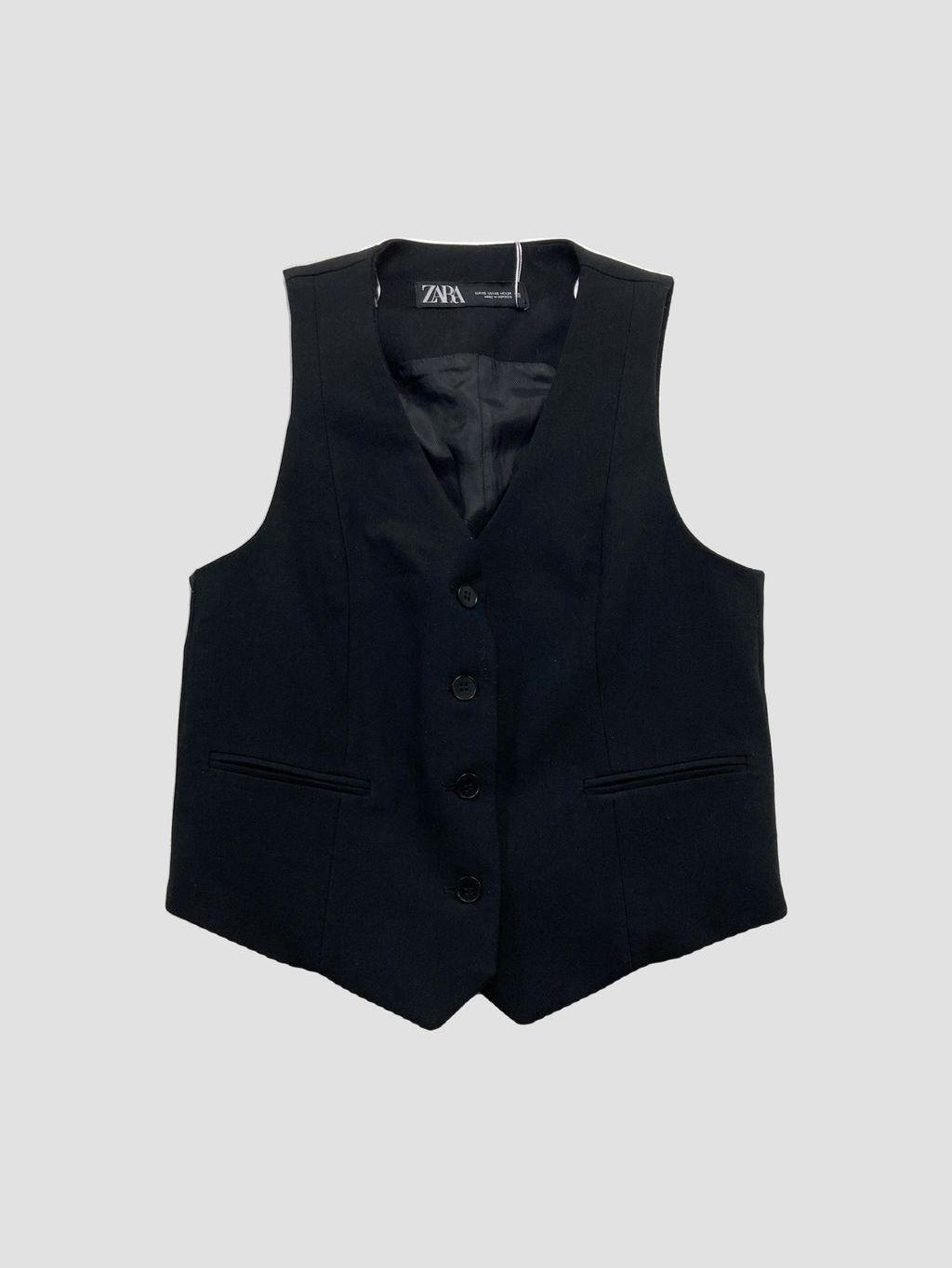 Chaqueta sin mangas ZARA - Talla XS (VOP01014811)-0