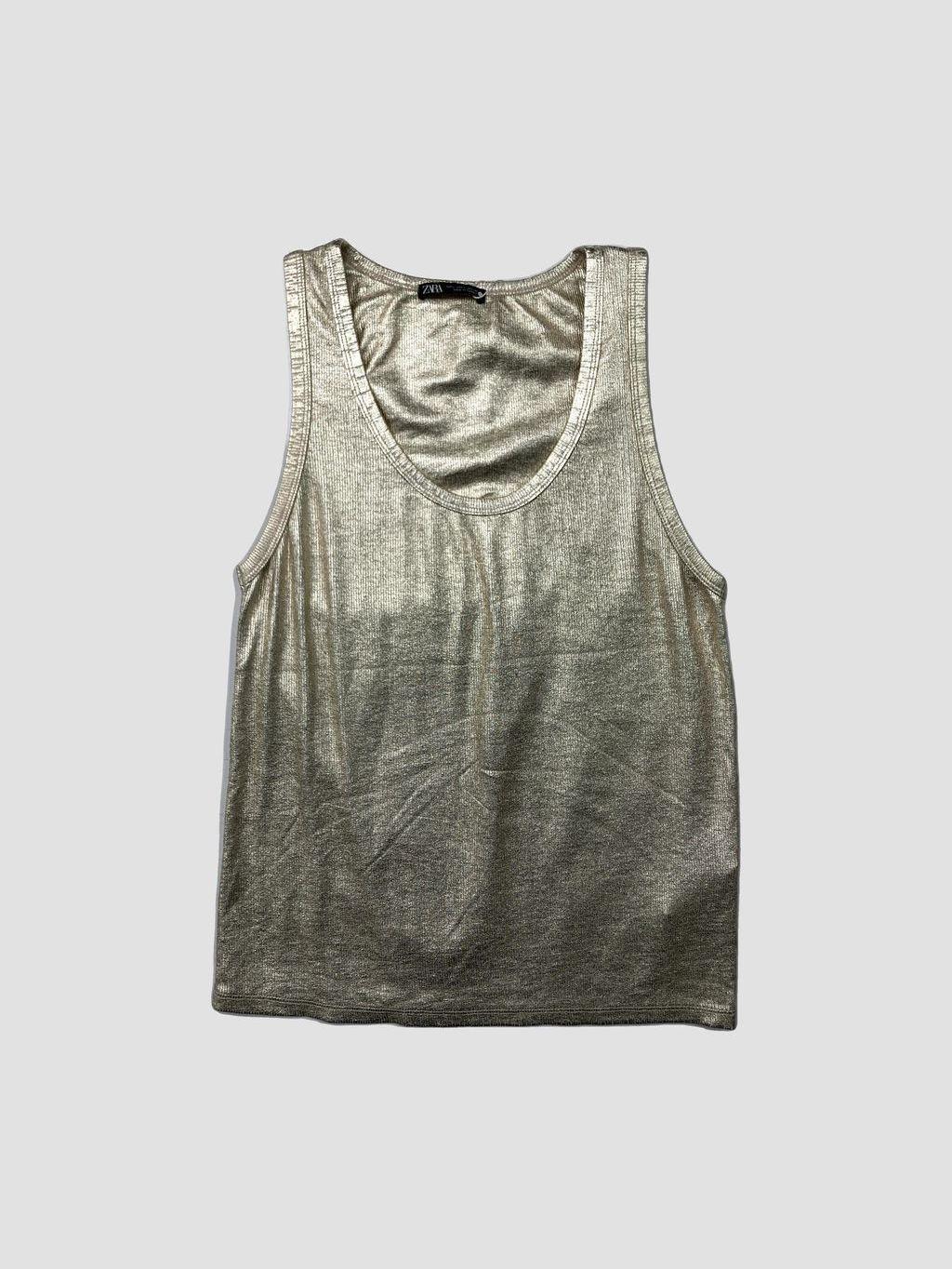 Polera sin mangas ZARA - Talla L (VOP01169195)-0
