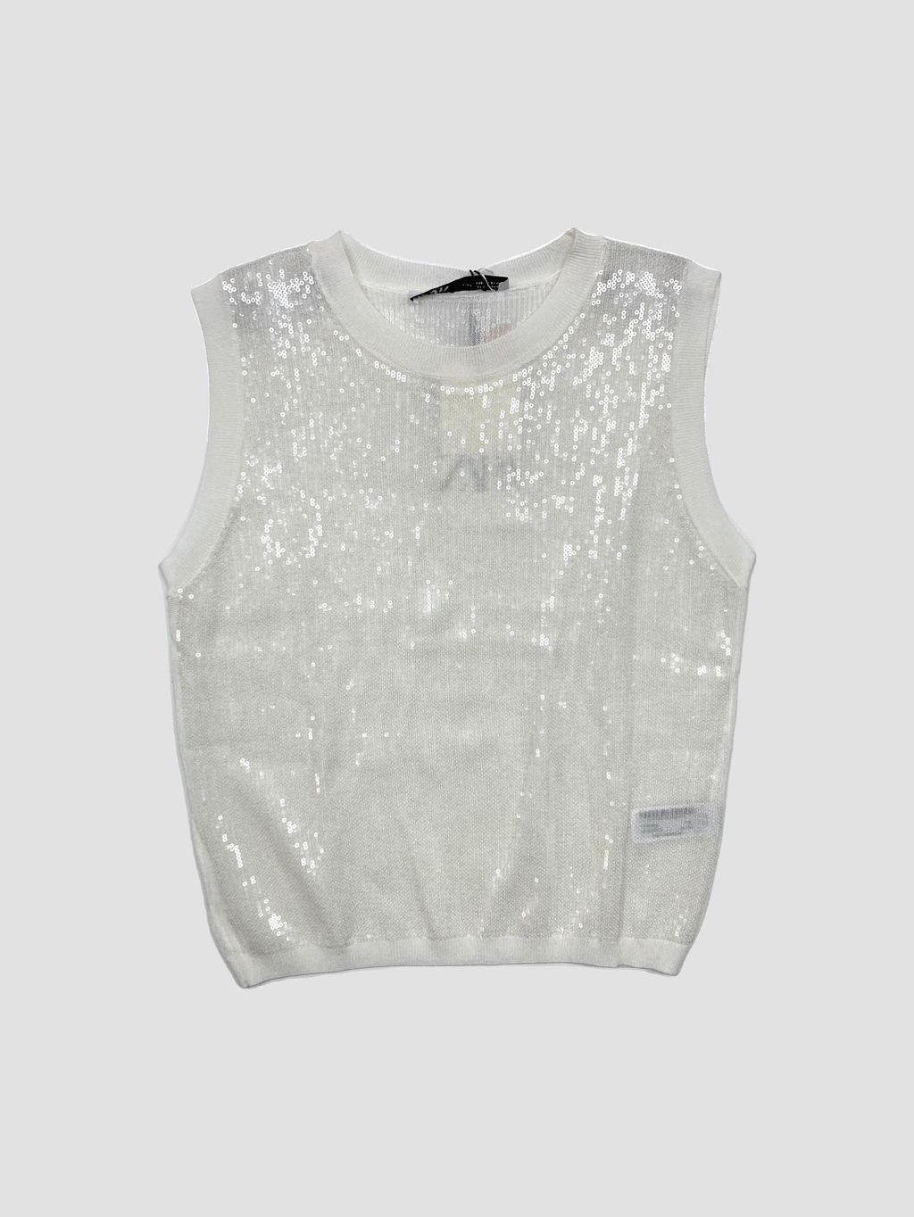 Polera sin mangas ZARA - Talla M (VOP01123858)-0