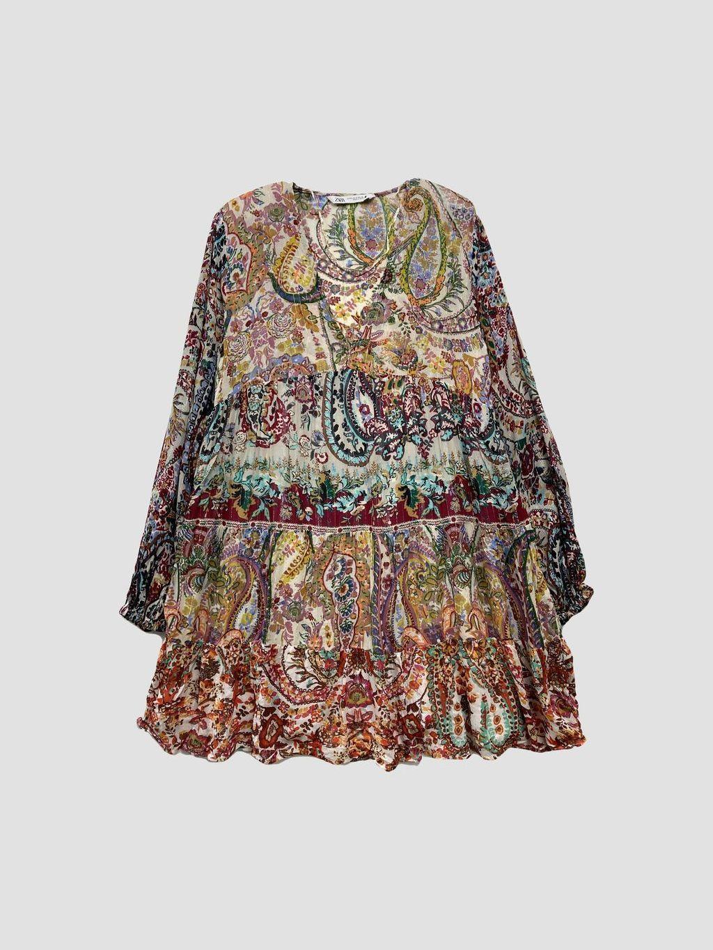 Vestido corto ZARA - Talla S (VOP01055071)-0