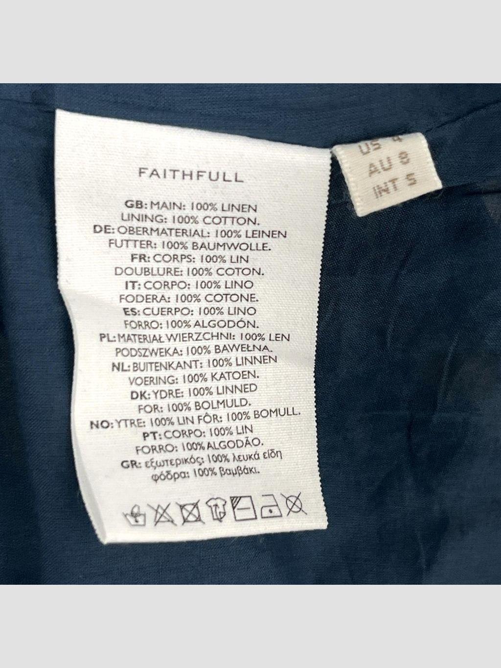 Vestido corto FAITHFULL THE BRAND - Talla S (VOP01118958)-3