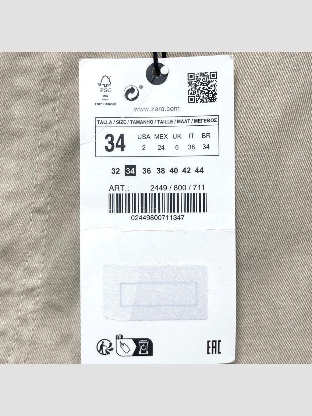 Pantalón ZARA - Talla 34 (VOP00963200)-3