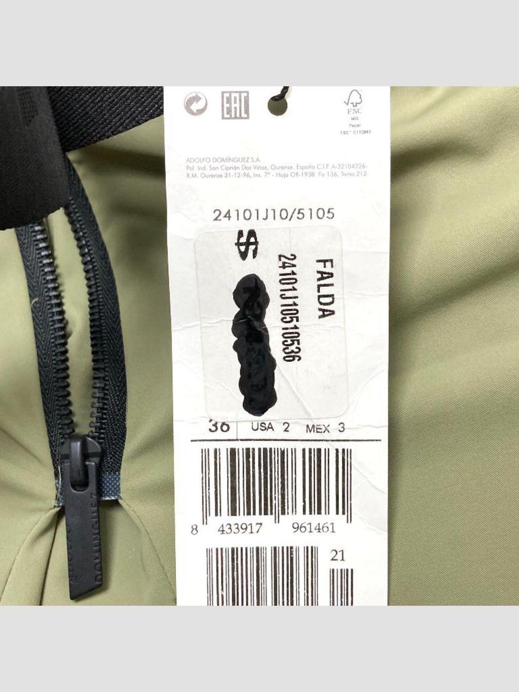 Falda larga ADOLFO DOMINGUEZ - Talla 36 (VOP00759754)-2