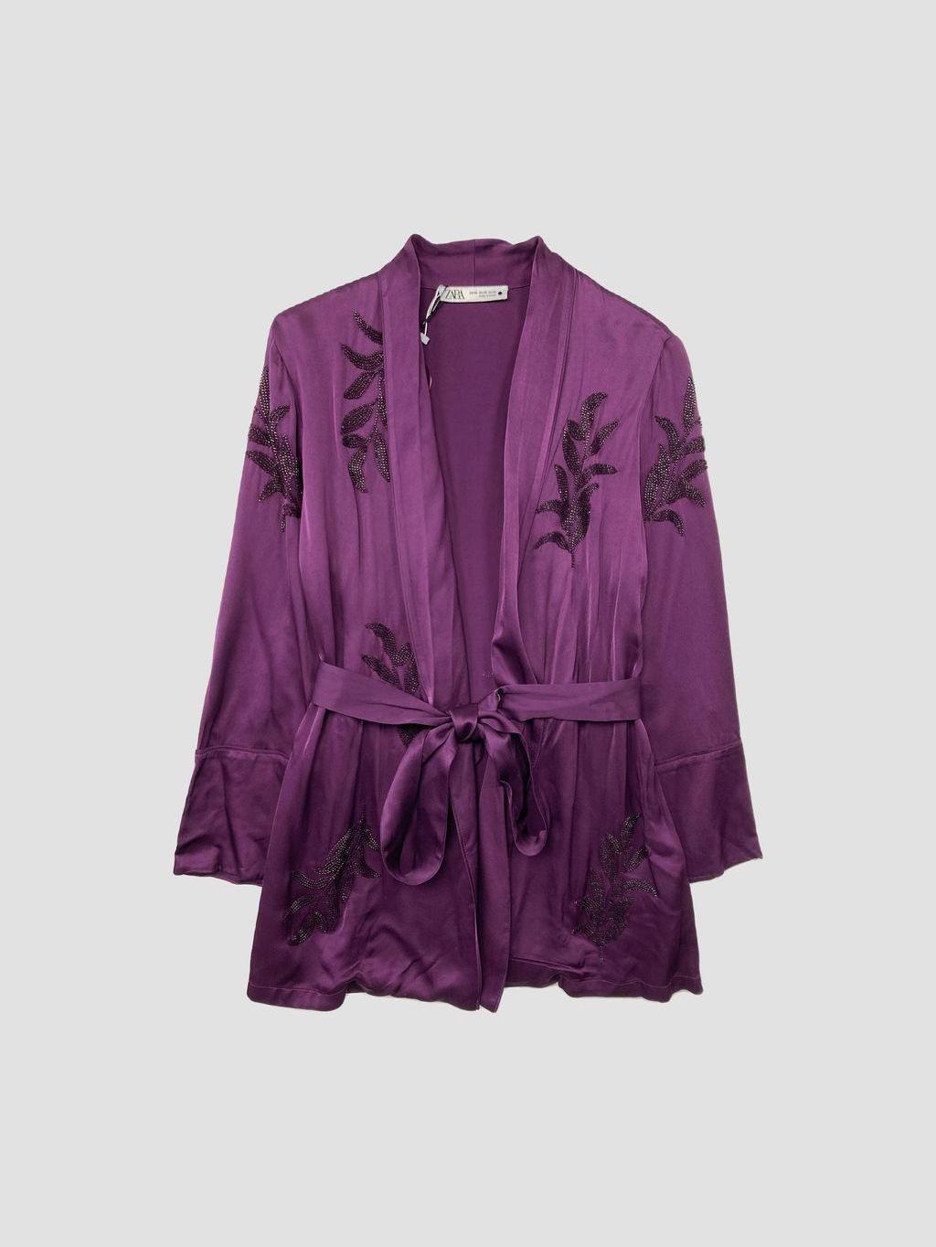 Kimono ZARA - Talla XS (VOP01165116)-0