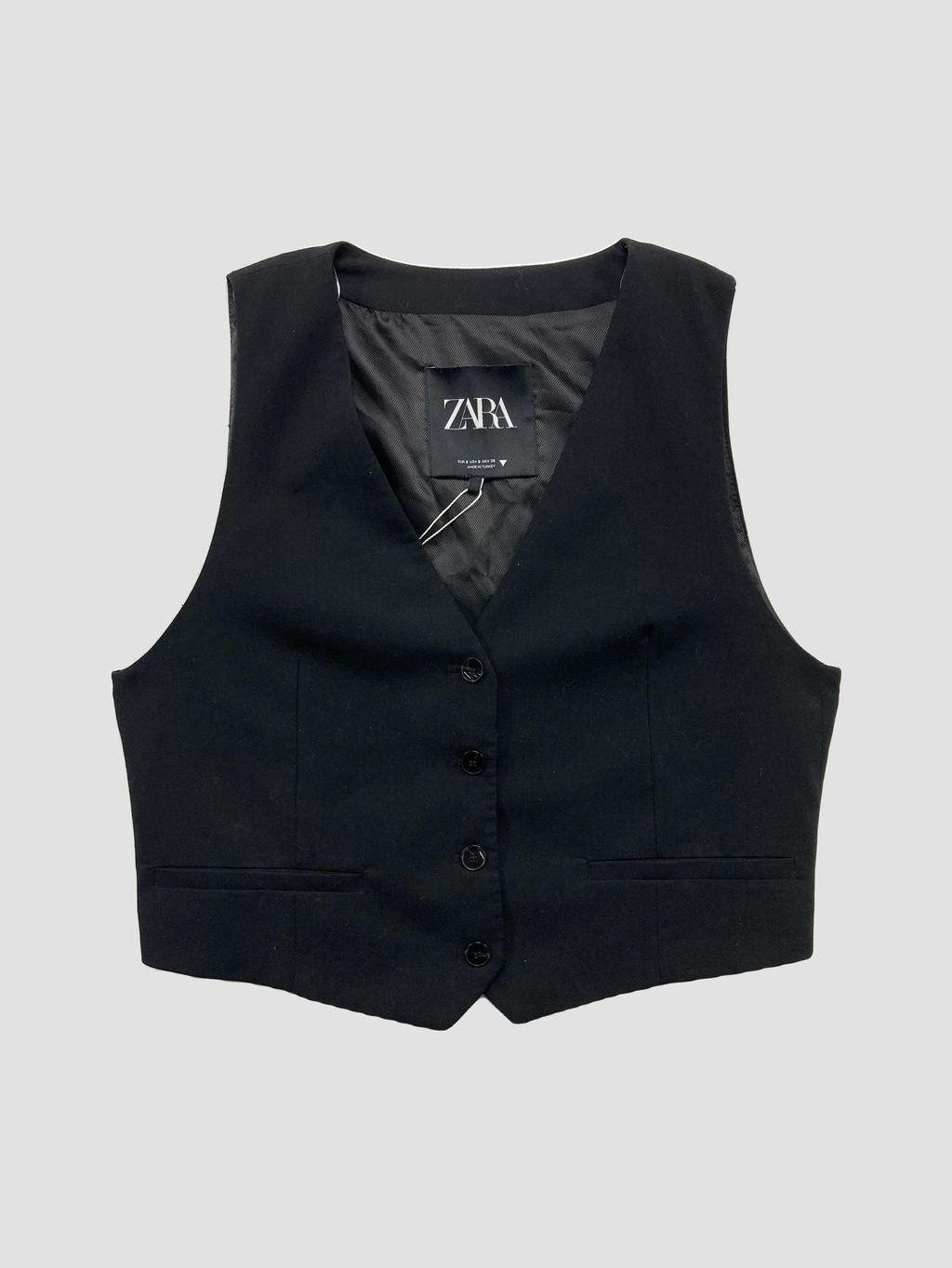 Polera sin mangas ZARA - Talla S (VOP01064487)-0