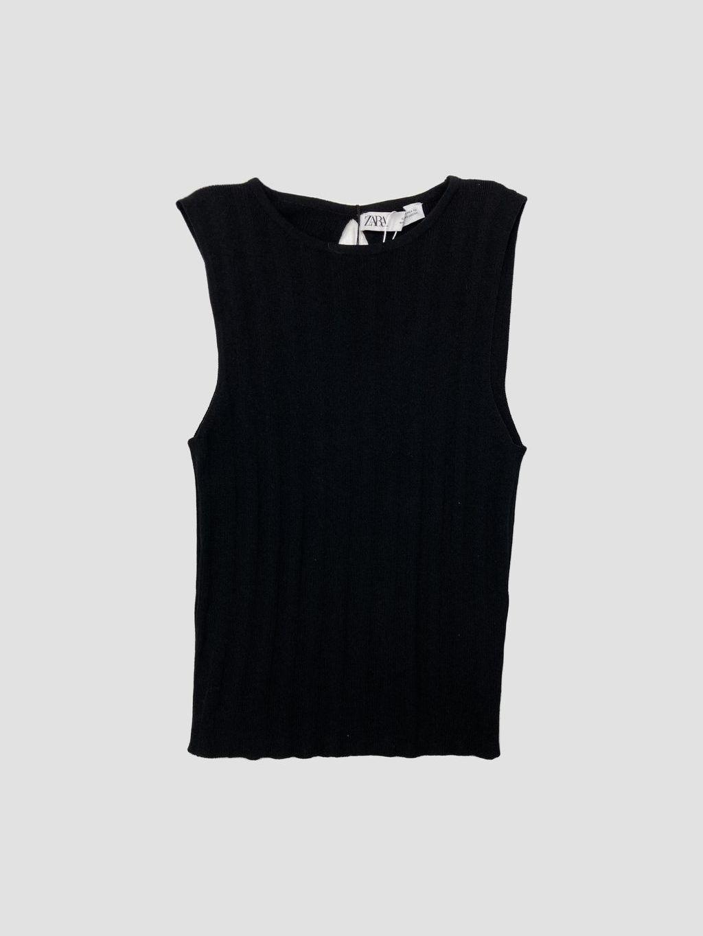 Polera sin mangas ZARA - Talla S (VOP01097276)-0