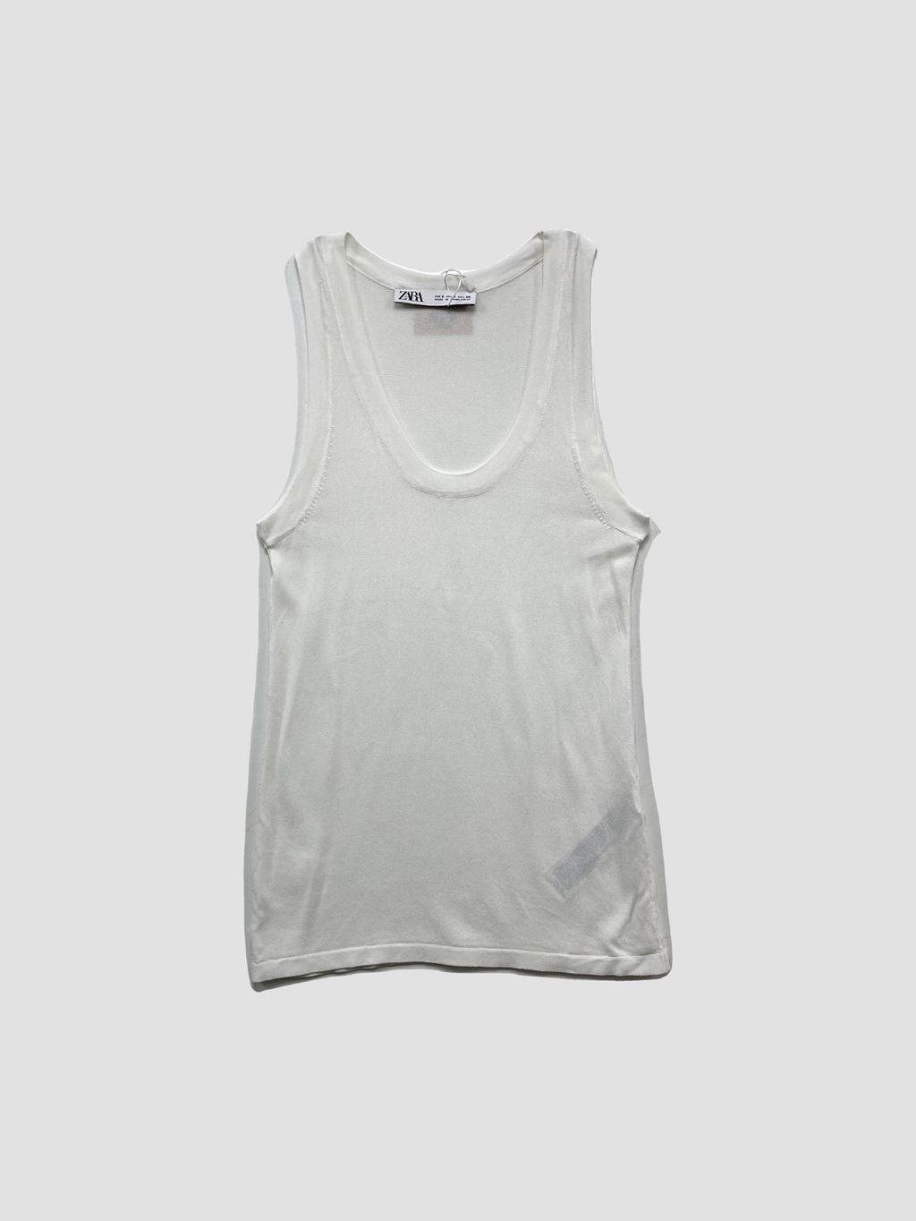 Polera sin mangas ZARA - Talla S (VOP01041094)-0