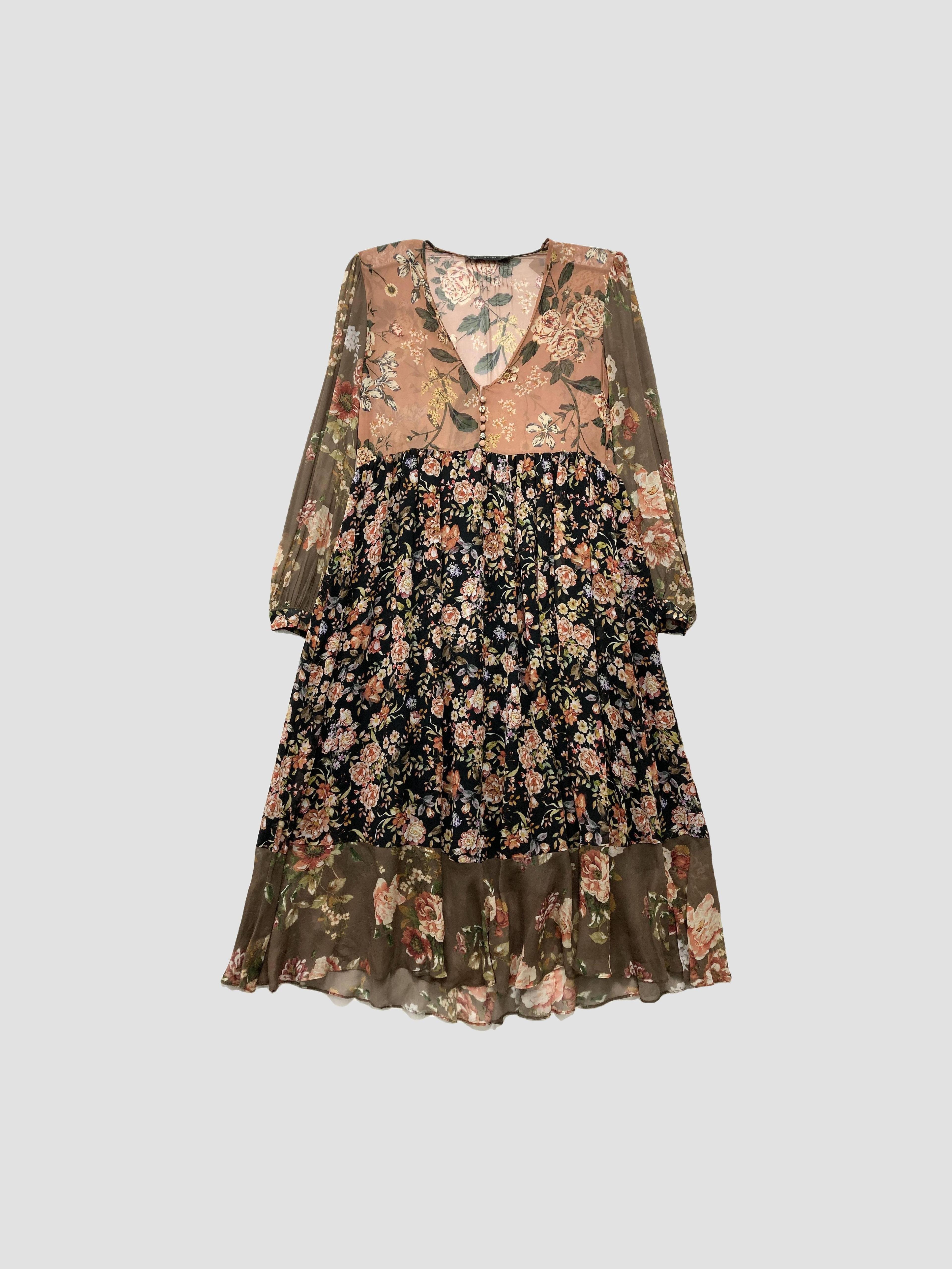 Vestido largo ZARA - Talla S (VOP00922211)-0