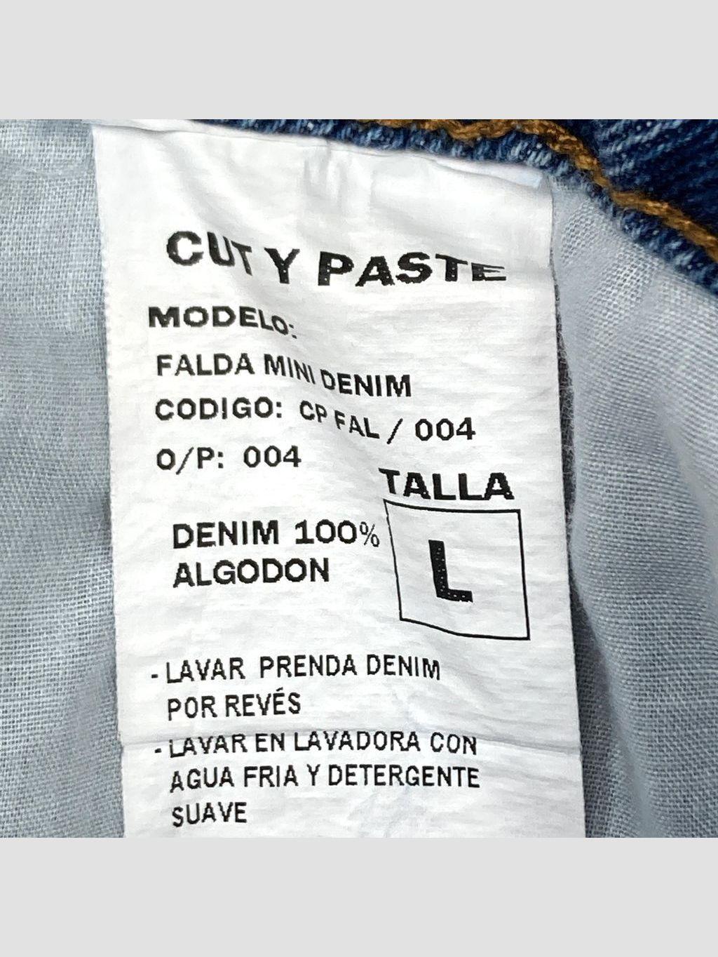 Falda corta CUT & PASTE - Talla 40 (VOP01191006)-3