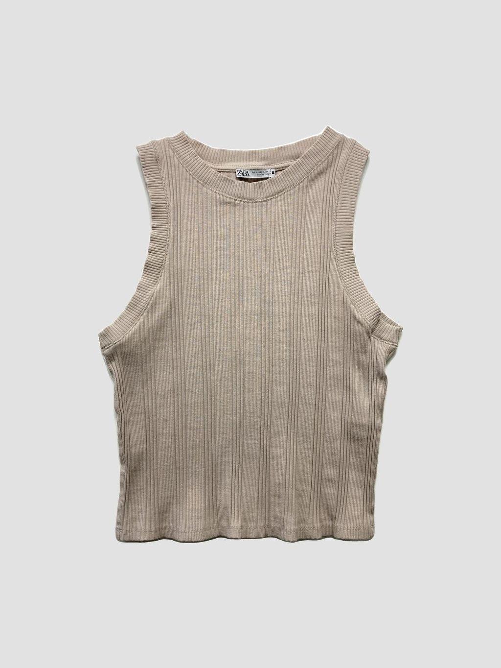 Polera sin mangas ZARA - Talla XL (VOP00953294)-0