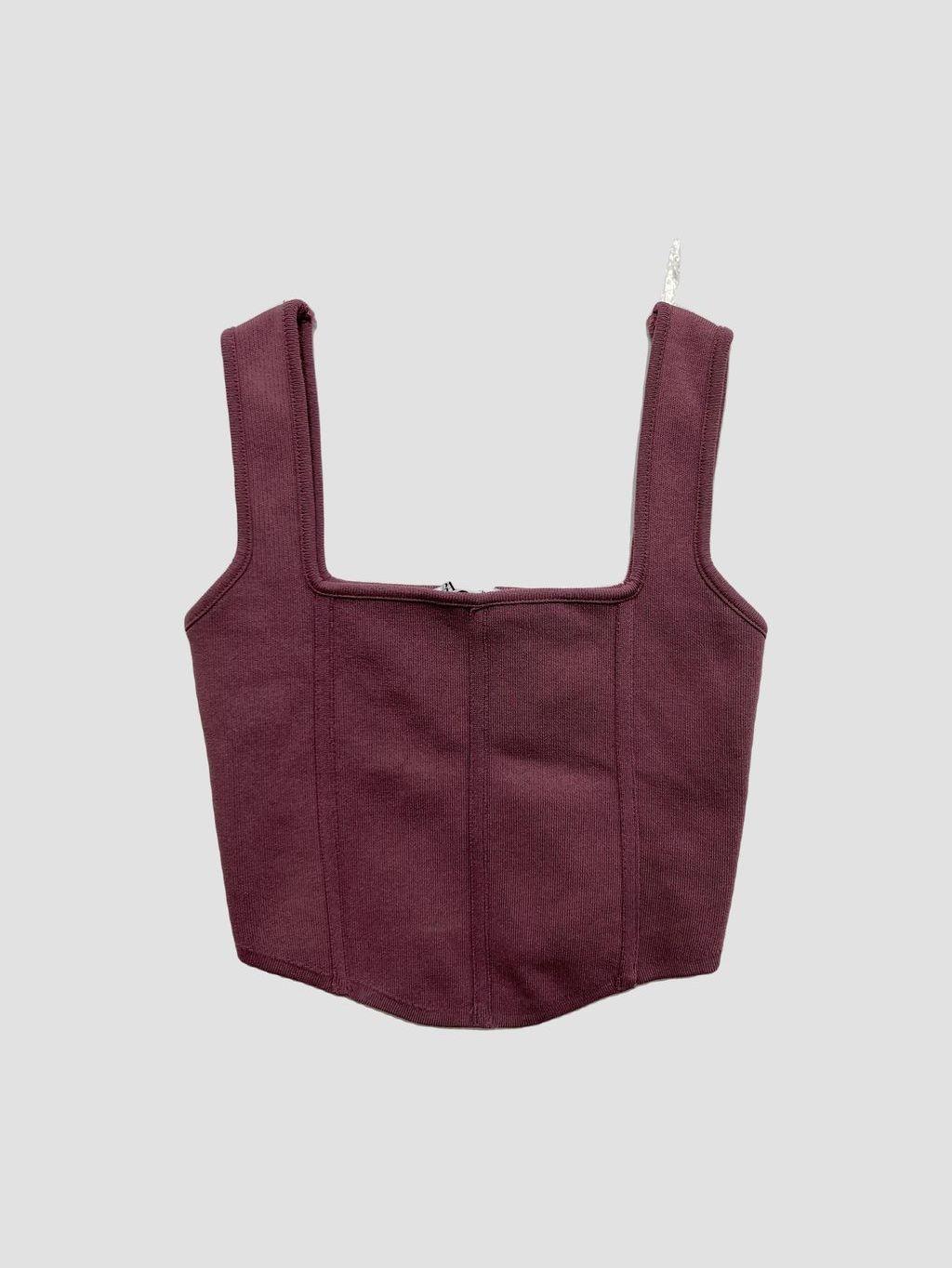 Polera sin mangas ZARA - Talla M (VOP01040678)-0