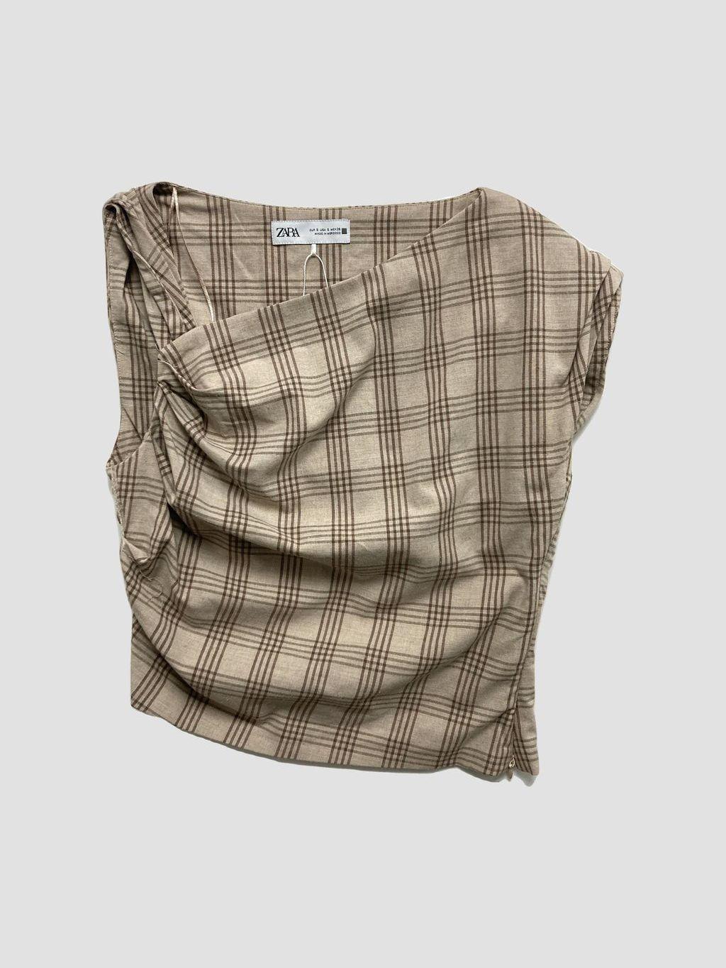 Polera sin mangas ZARA - Talla S (VOP01067475)-0