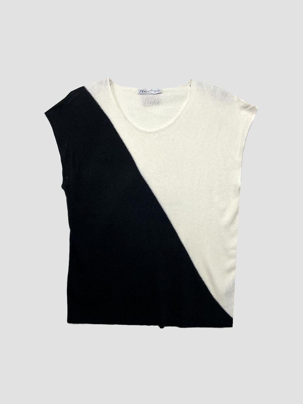 Polera sin mangas ZARA - Talla S (VOP01116700)-0
