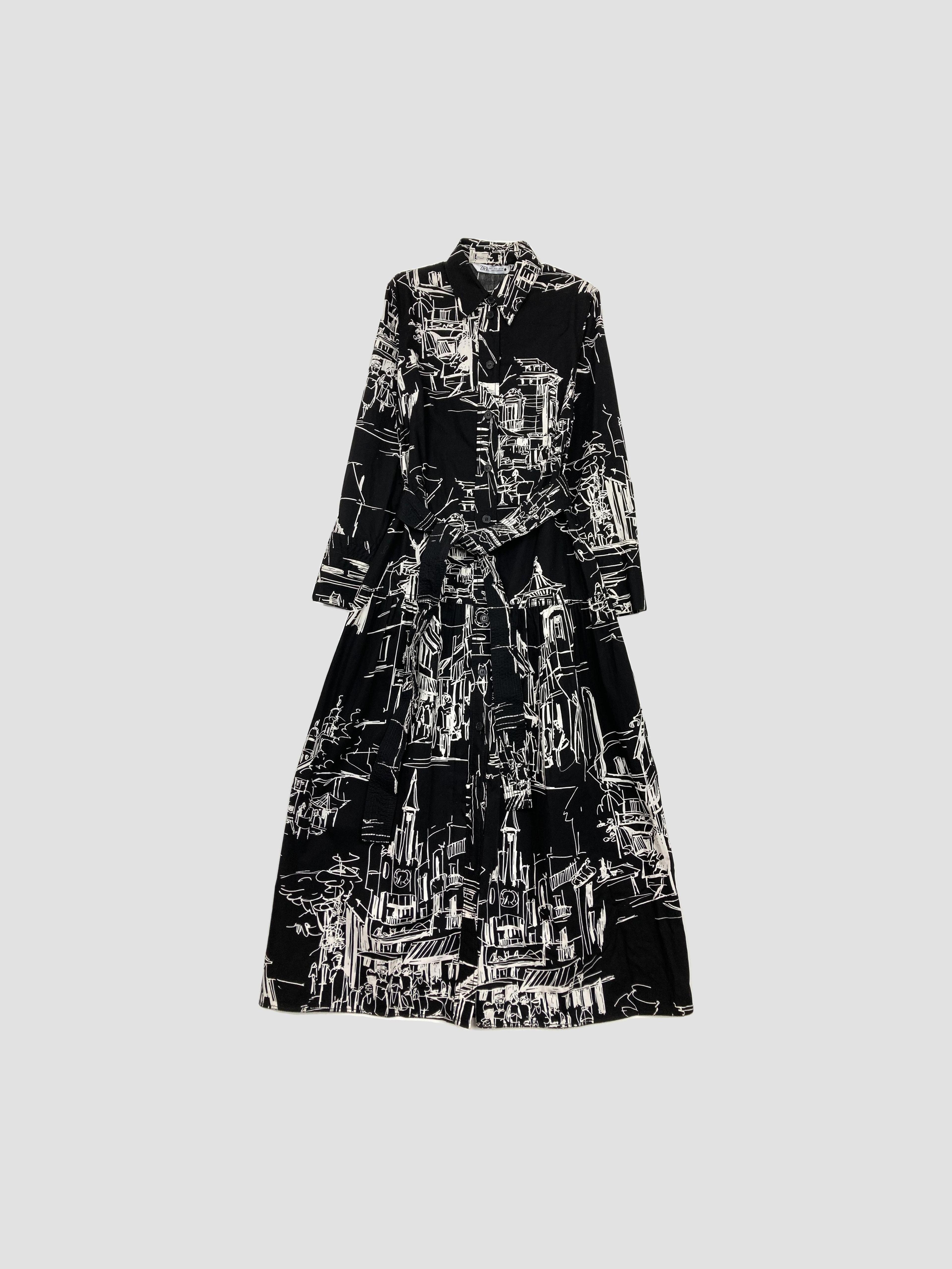 Vestido largo ZARA - Talla S (VOP01148644)-0