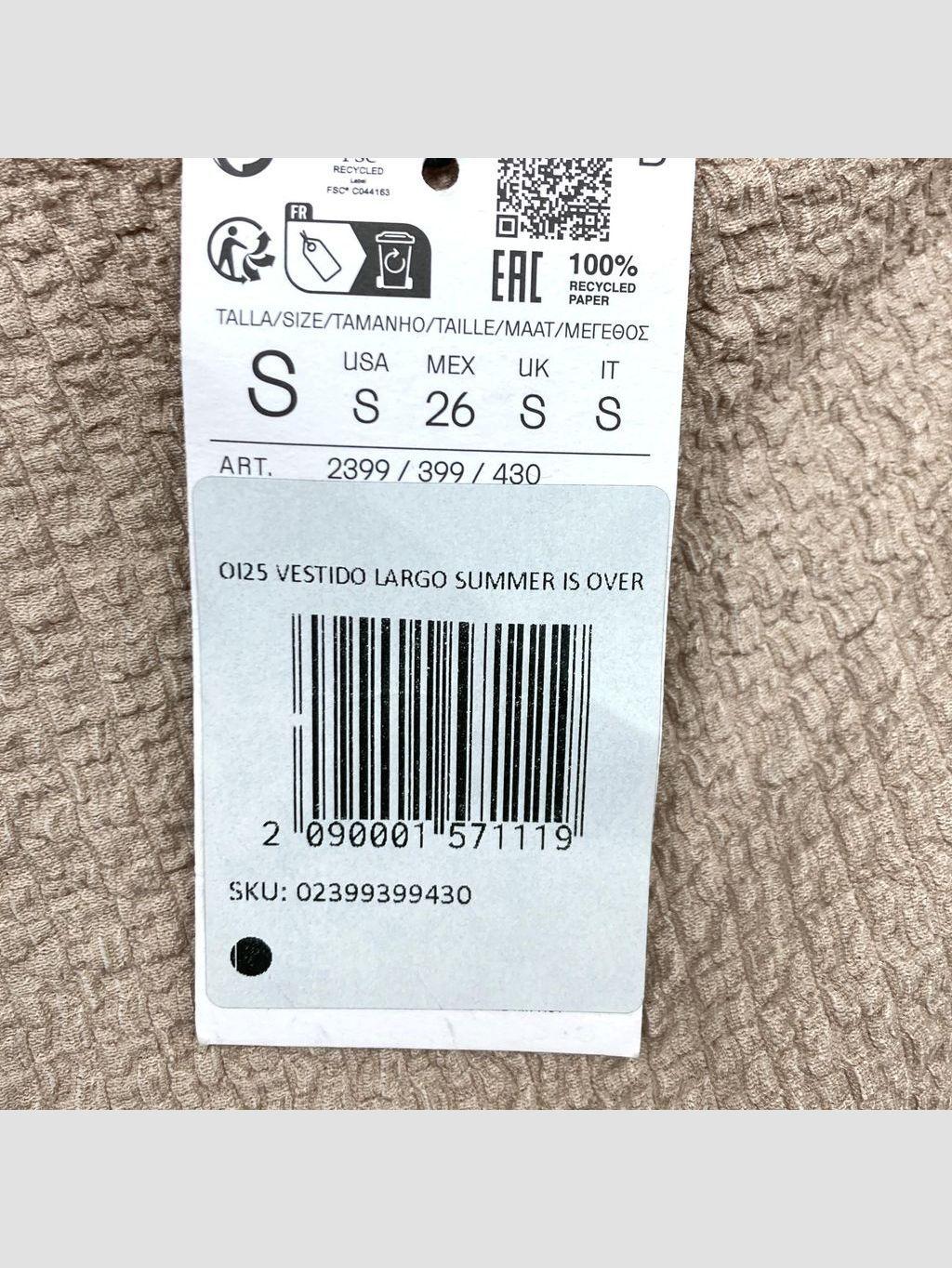 Vestido largo STRADIVARIUS - Talla S (VOP01110952)-2