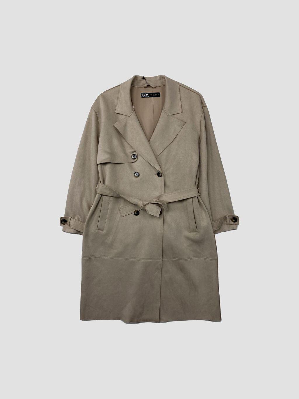 Trench ZARA - Talla L (VOP01222044)-0