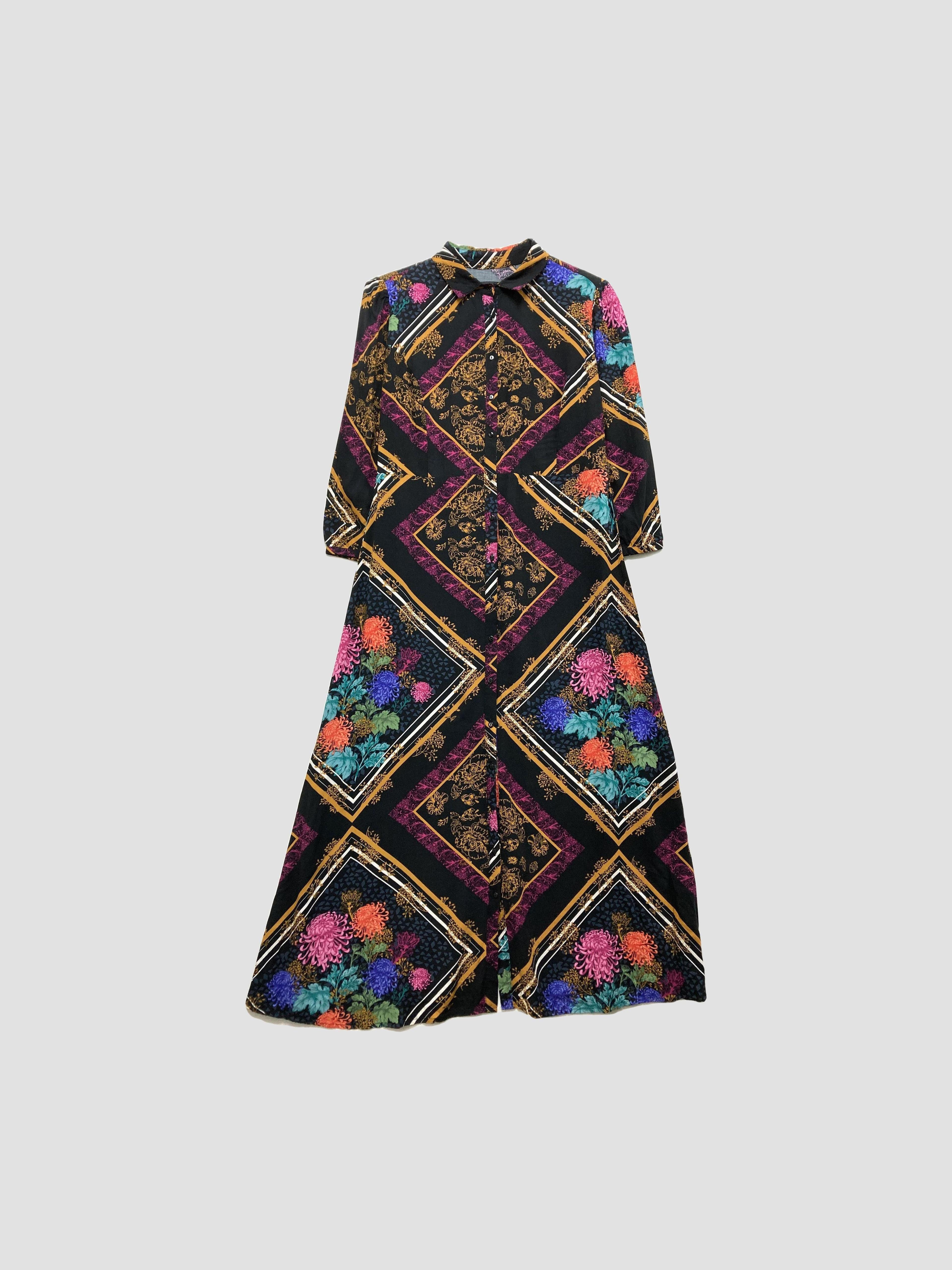 Vestido largo BASEMENT - Talla S (VOP00901852)-0