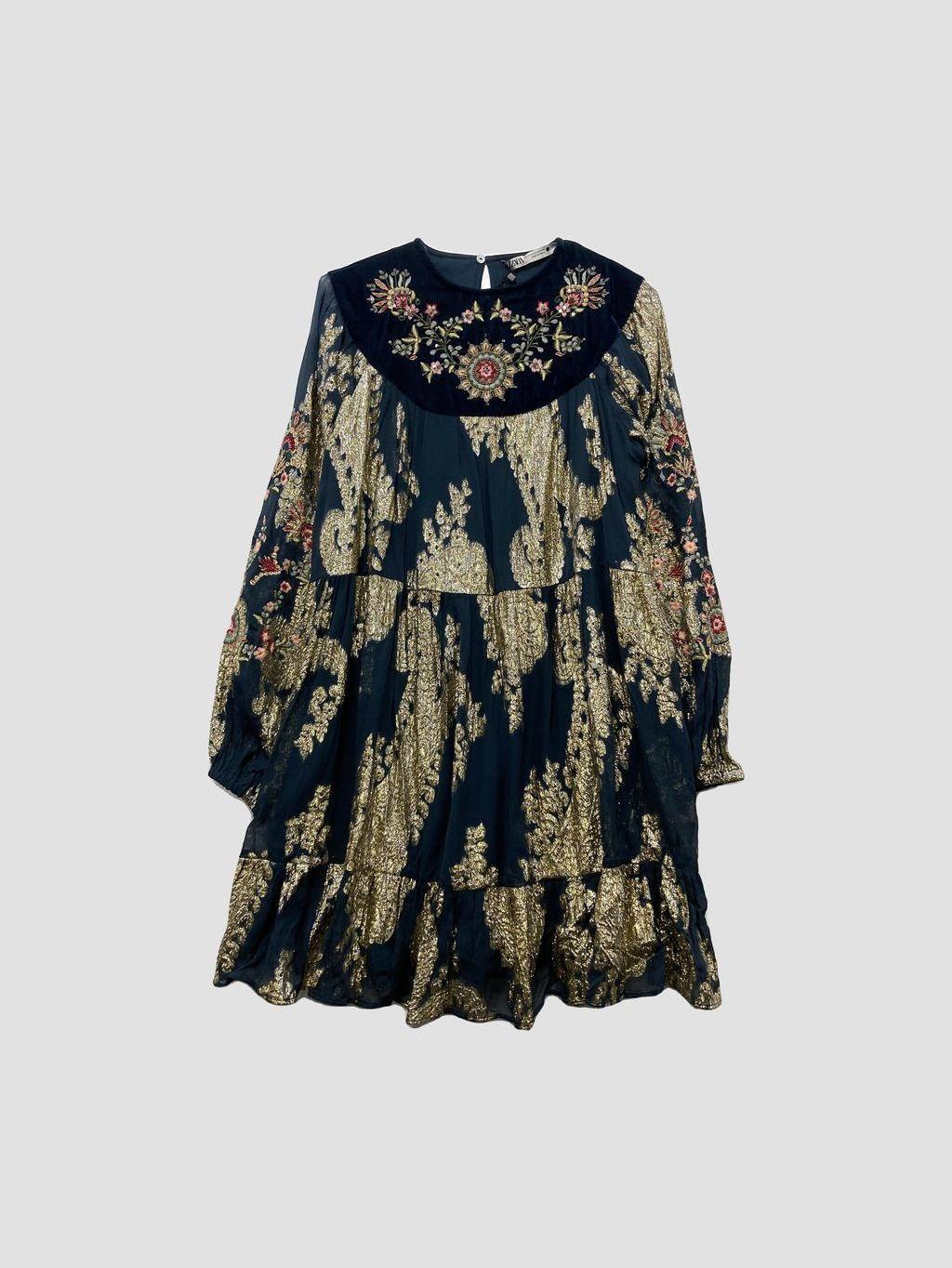 Vestido corto ZARA - Talla XS (VOP00915182)-0