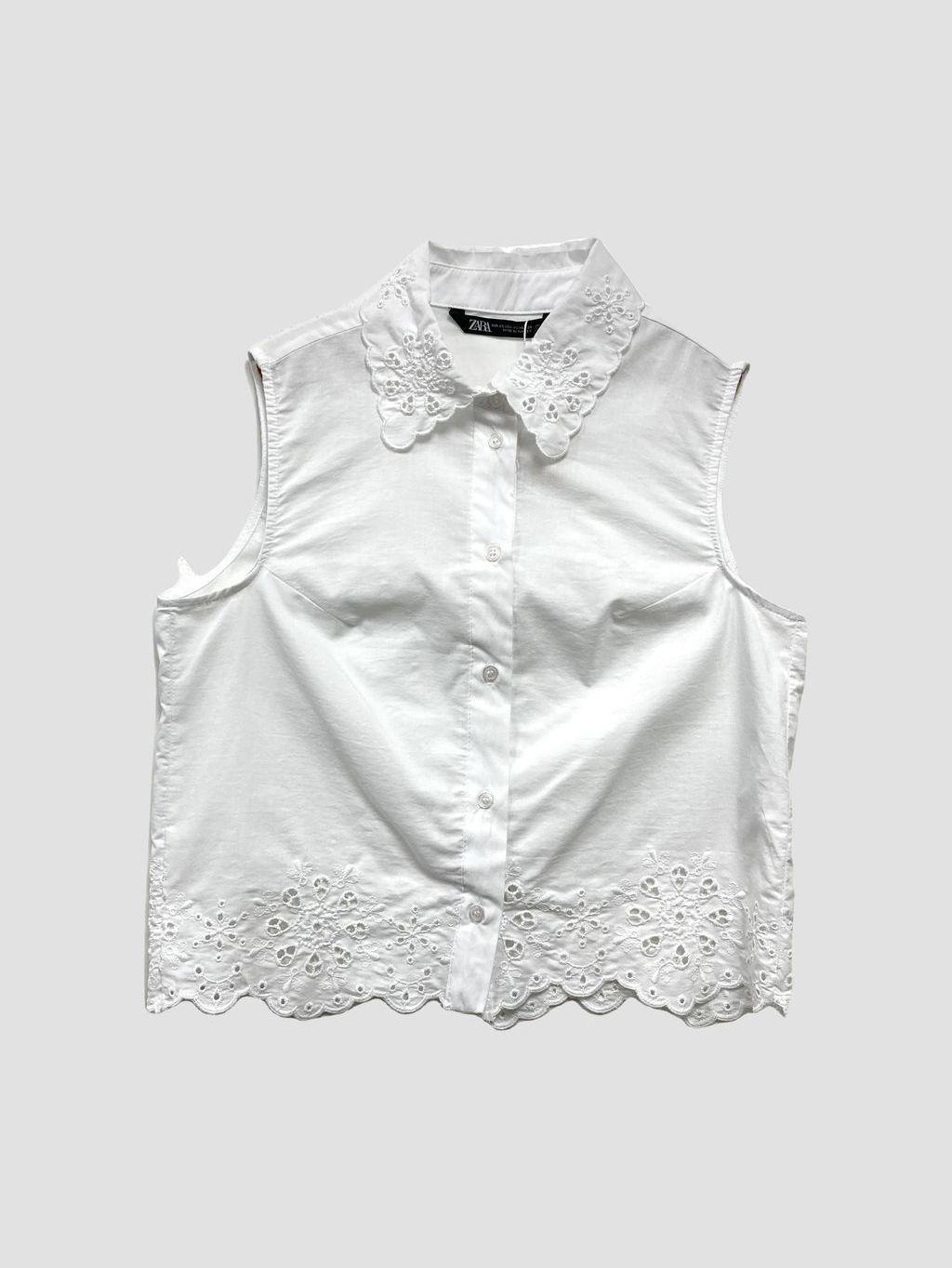 Polera sin mangas ZARA - Talla XS (VOP01056880)-0