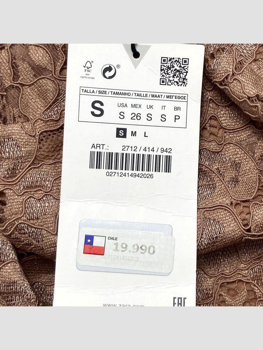 Vestido corto ZARA - Talla S (VOP00966322)-3